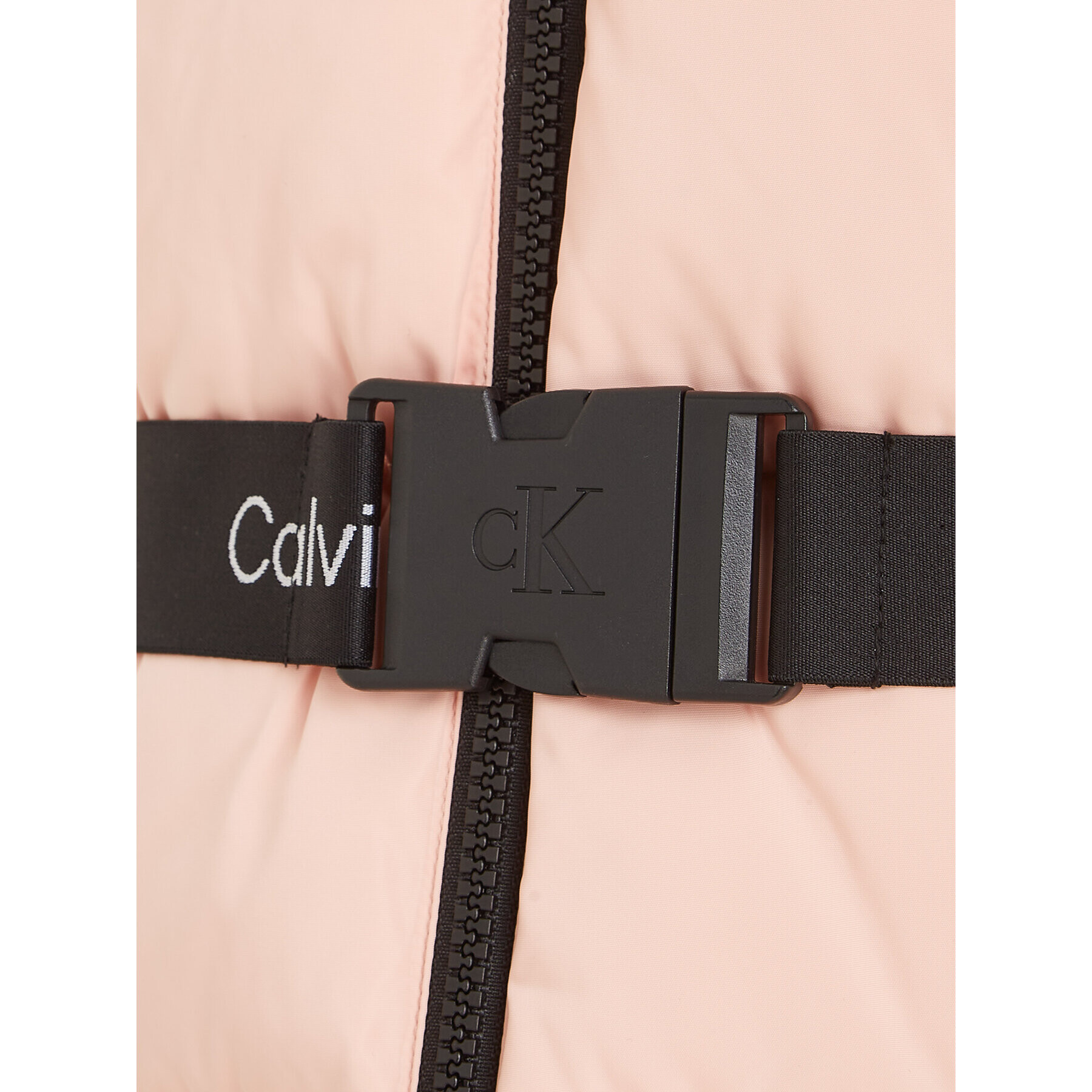 Calvin Klein Jeans Vatovaná bunda Logo Tape IG0IG02057 Ružová Regular Fit - Pepit.sk