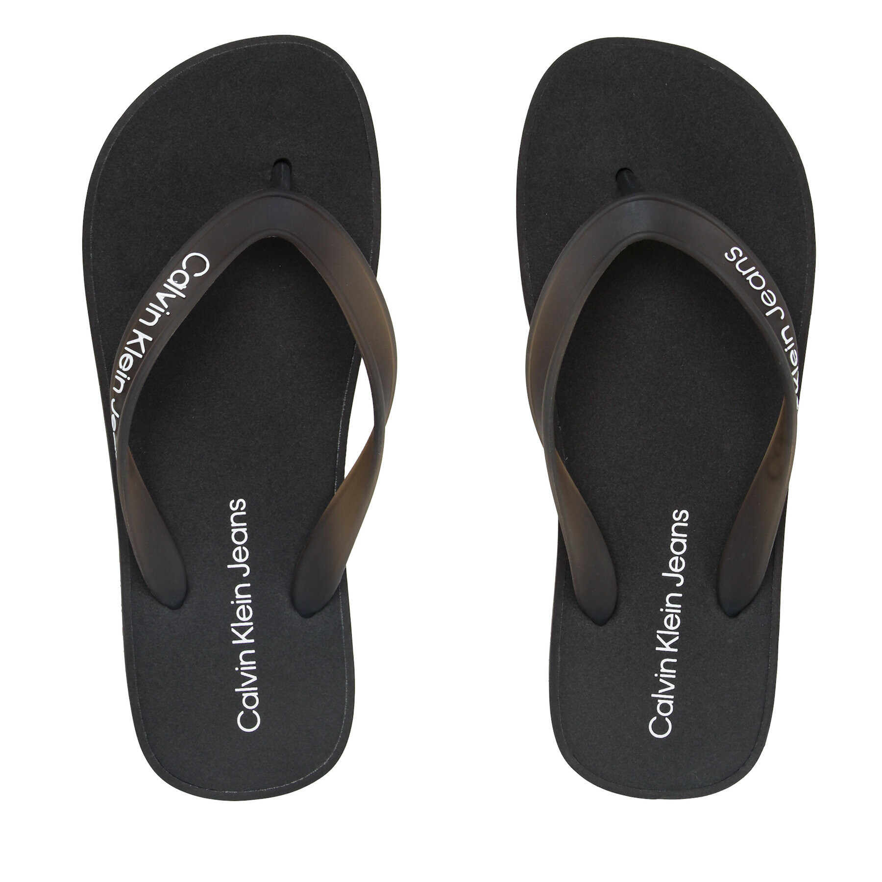 Calvin Klein Jeans Žabky Beach Sandal Flatform Logo YW0YW01092 Čierna - Pepit.sk