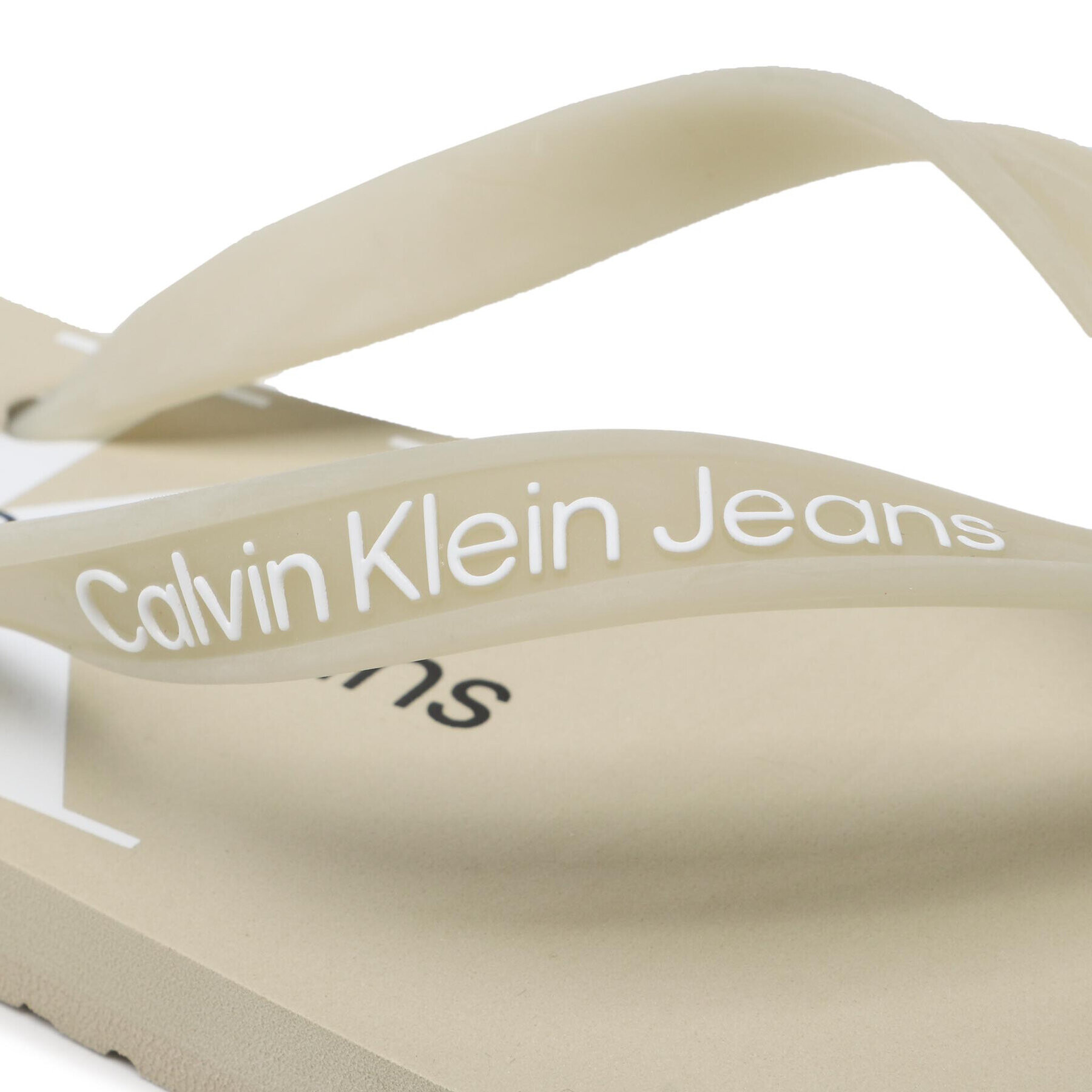 Calvin Klein Jeans Žabky Beach Sandal Monogram Tpu YM0YM00055 Béžová - Pepit.sk