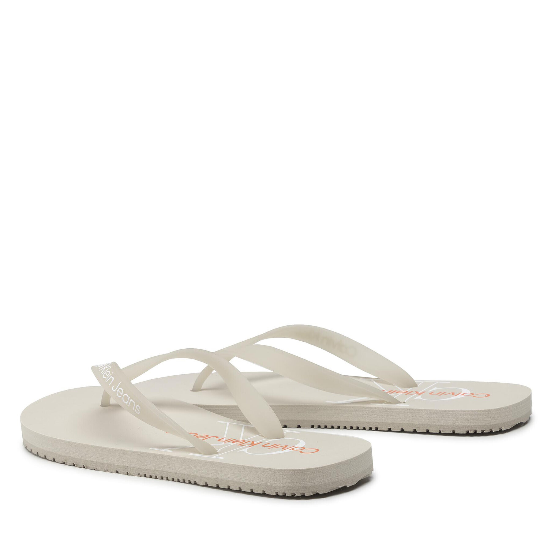 Calvin Klein Jeans Žabky Beach Sandal Monogram Tpu YM0YM00055 Béžová - Pepit.sk