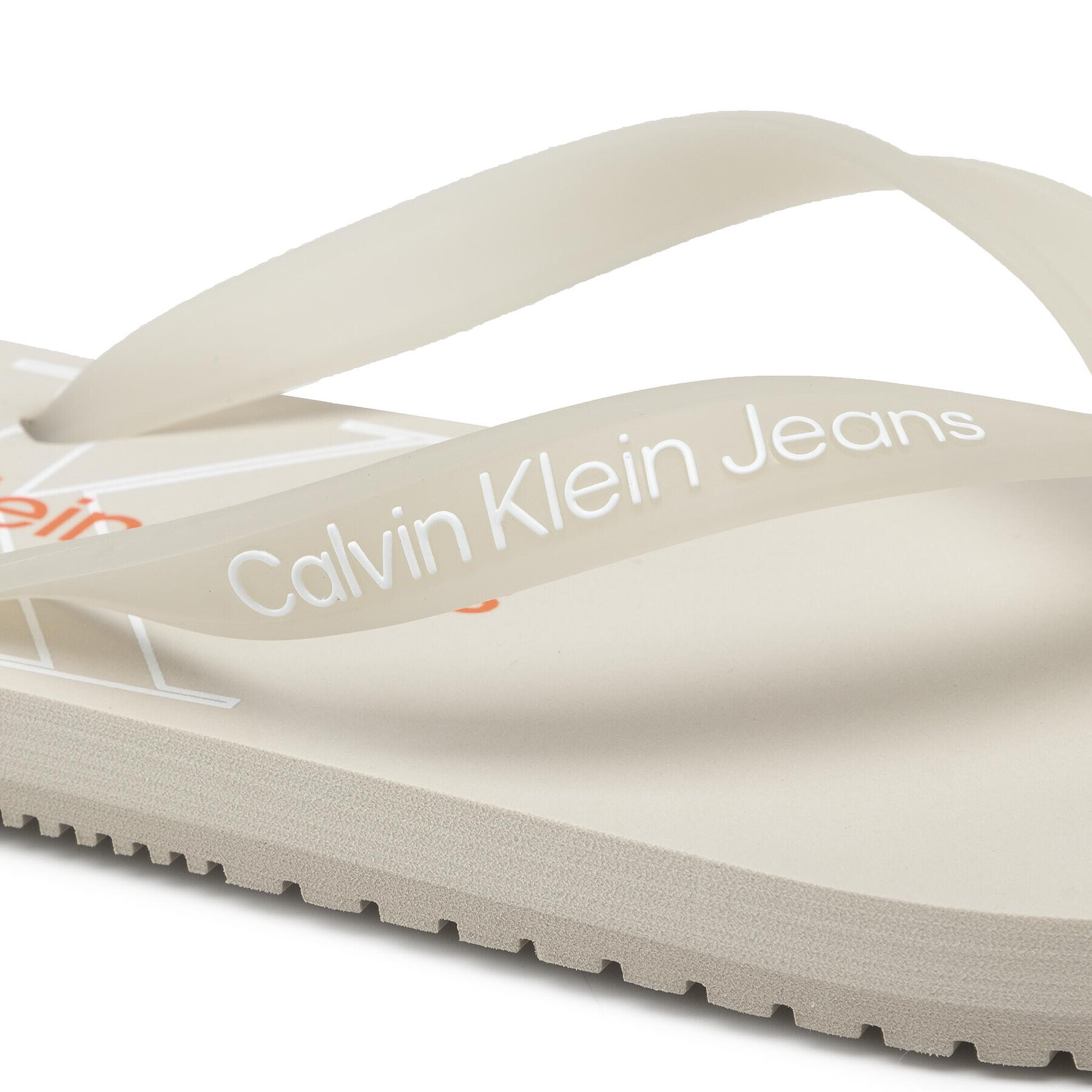 Calvin Klein Jeans Žabky Beach Sandal Monogram Tpu YM0YM00055 Béžová - Pepit.sk