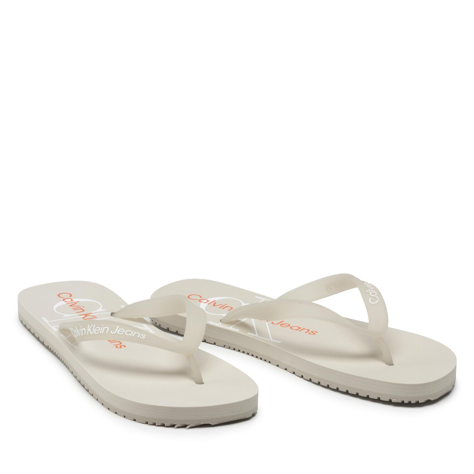 Calvin Klein Jeans Žabky Beach Sandal Monogram Tpu YM0YM00055 Béžová - Pepit.sk