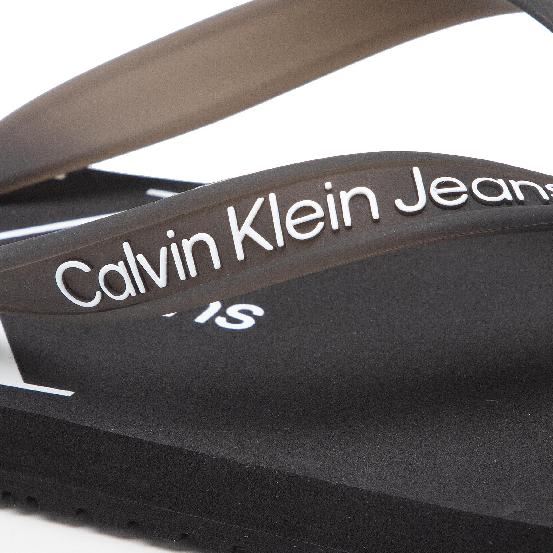 Calvin Klein Jeans Žabky Beach Sandal Monogram Tpu YM0YM00055 Čierna - Pepit.sk