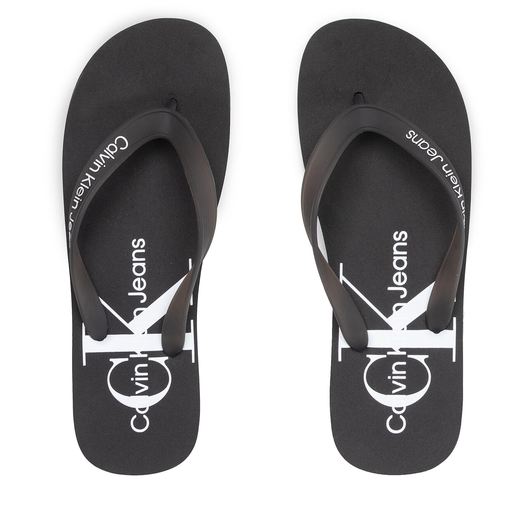 Calvin Klein Jeans Žabky Beach Sandal Monogram Tpu YM0YM00055 Čierna - Pepit.sk