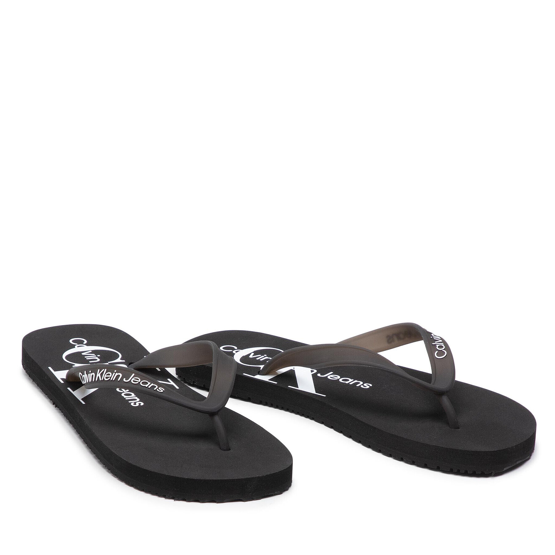 Calvin Klein Jeans Žabky Beach Sandal Monogram Tpu YM0YM00055 Čierna - Pepit.sk