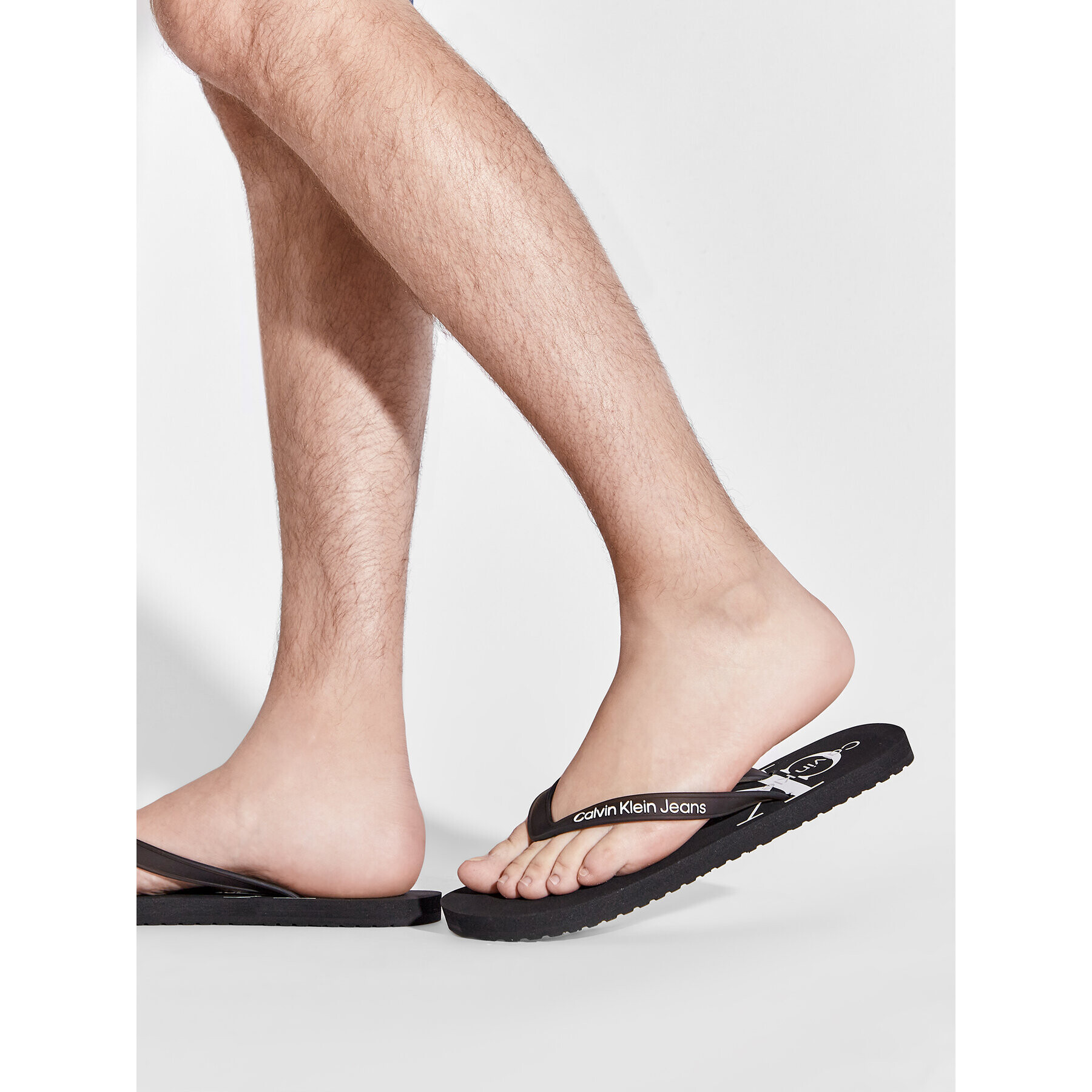 Calvin Klein Jeans Žabky Beach Sandal Monogram Tpu YM0YM00055 Čierna - Pepit.sk