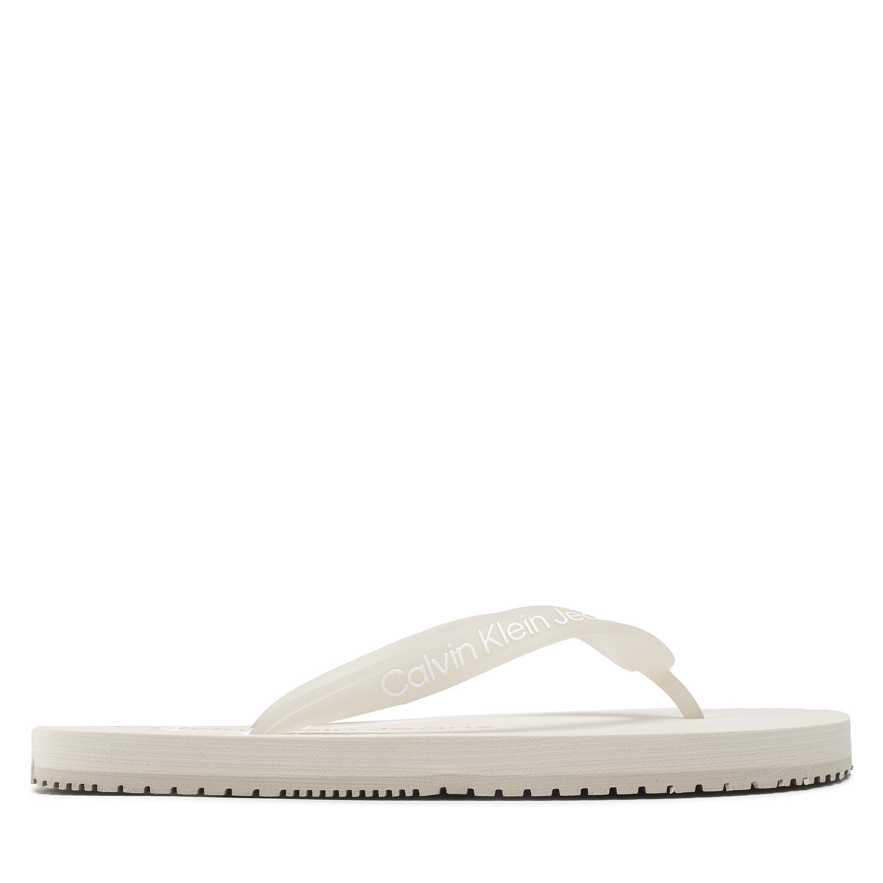 Calvin Klein Jeans Žabky Beach Sandal Monogram Tpu YW0YW00098 Biela - Pepit.sk