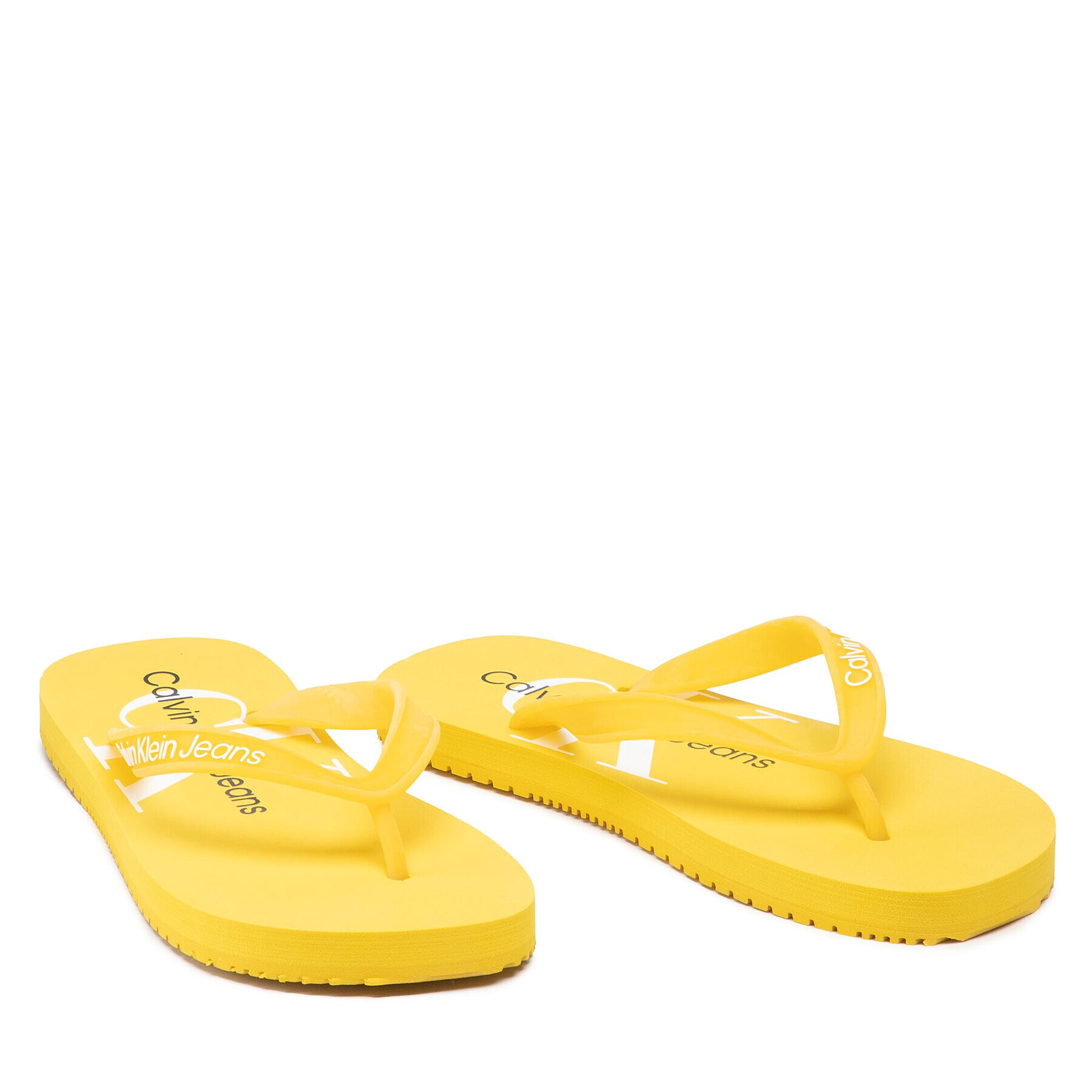 Calvin Klein Jeans Žabky Beach Sandal Monogram Tpu YW0YW00098 Žltá - Pepit.sk