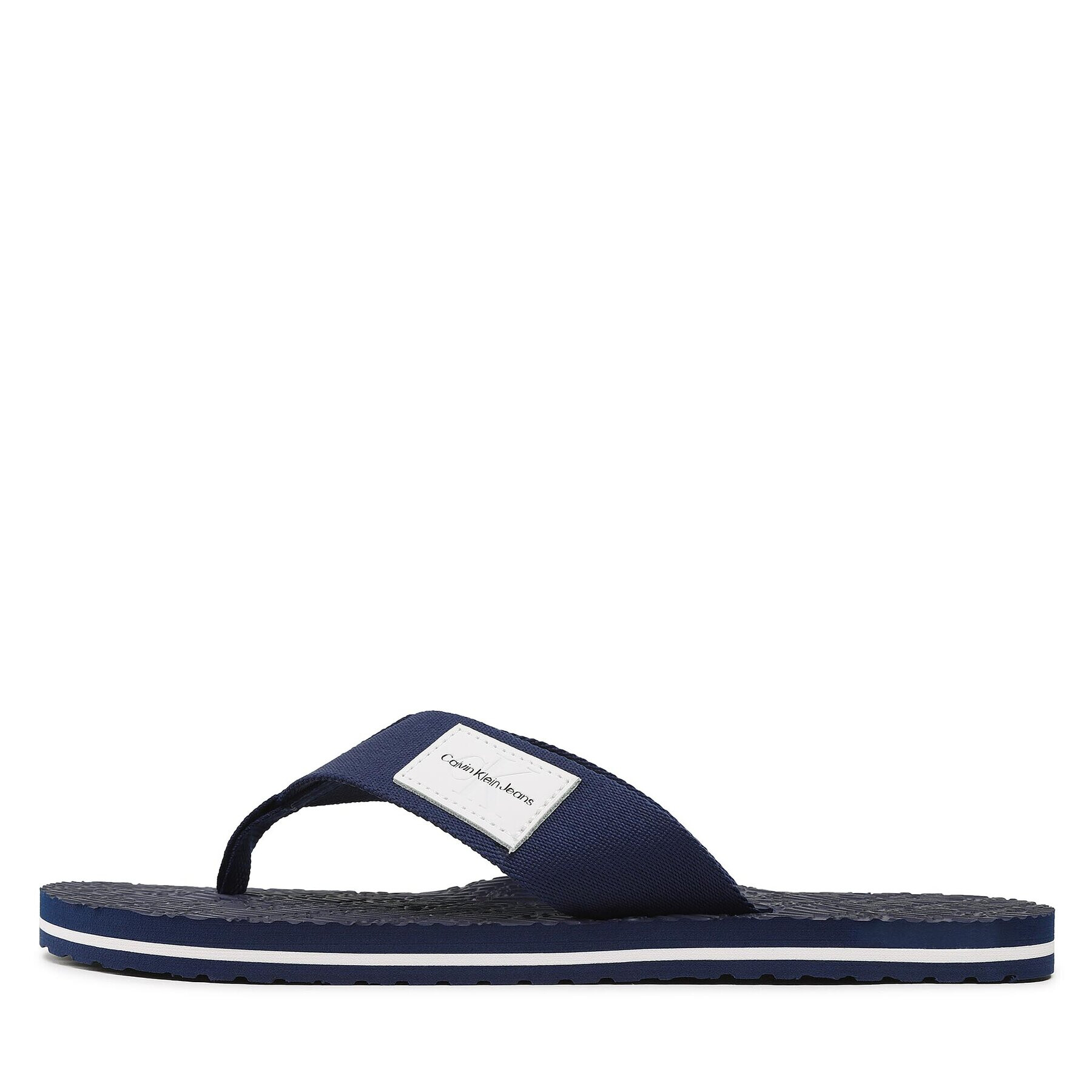 Calvin Klein Jeans Žabky Beach Sandal Woven Patch YM0YM00657 Tmavomodrá - Pepit.sk