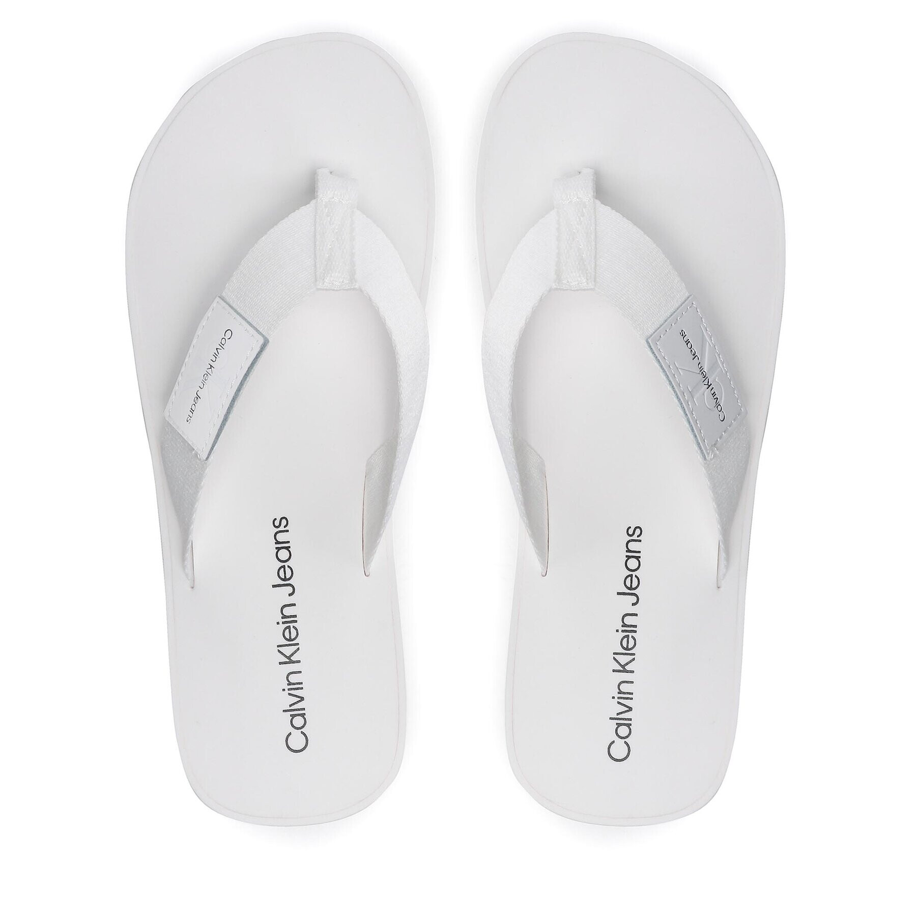 Calvin Klein Jeans Žabky Flatform Flipflop YW0YW00993 Biela - Pepit.sk