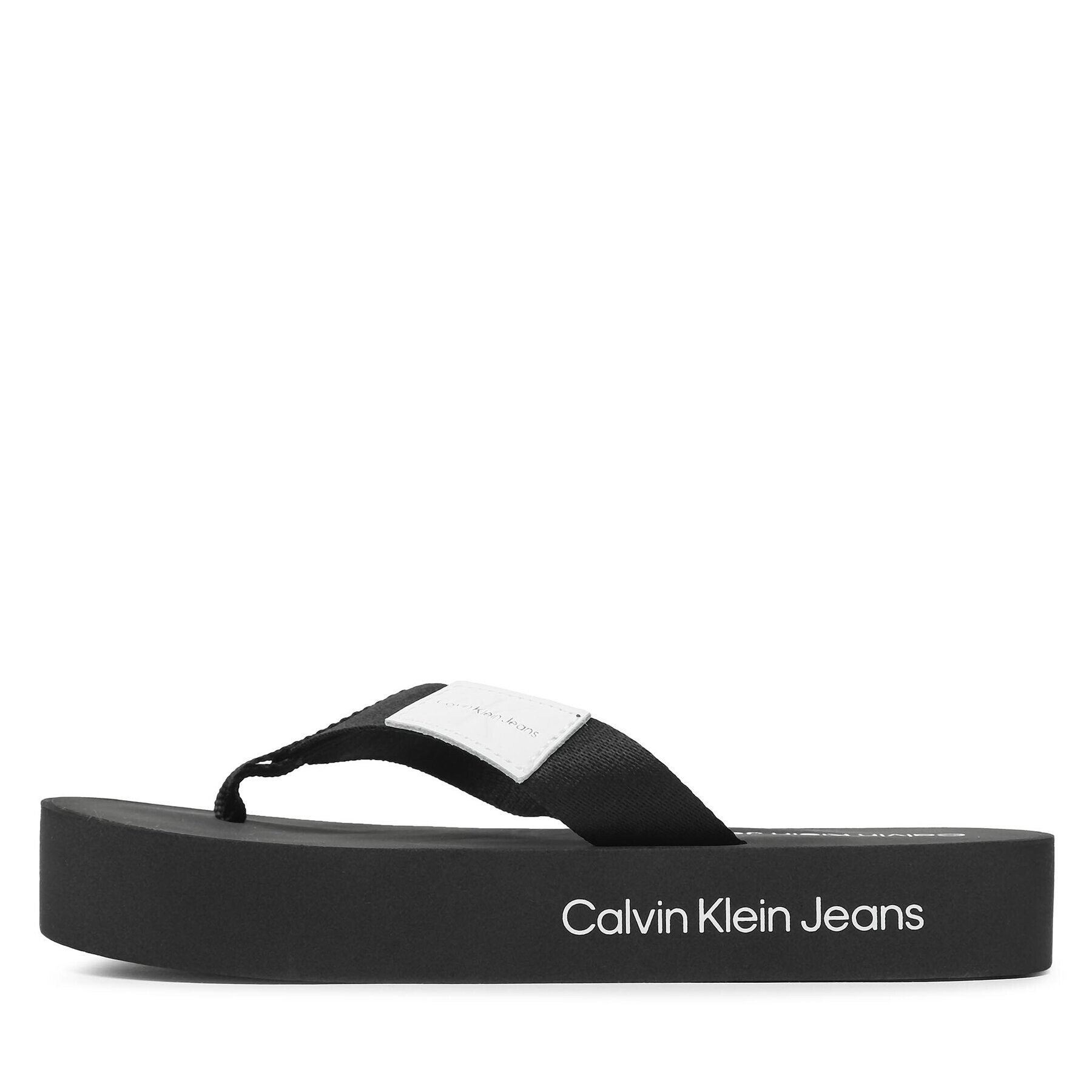 Calvin Klein Jeans Žabky Flatform Flipflop YW0YW00993 Čierna - Pepit.sk