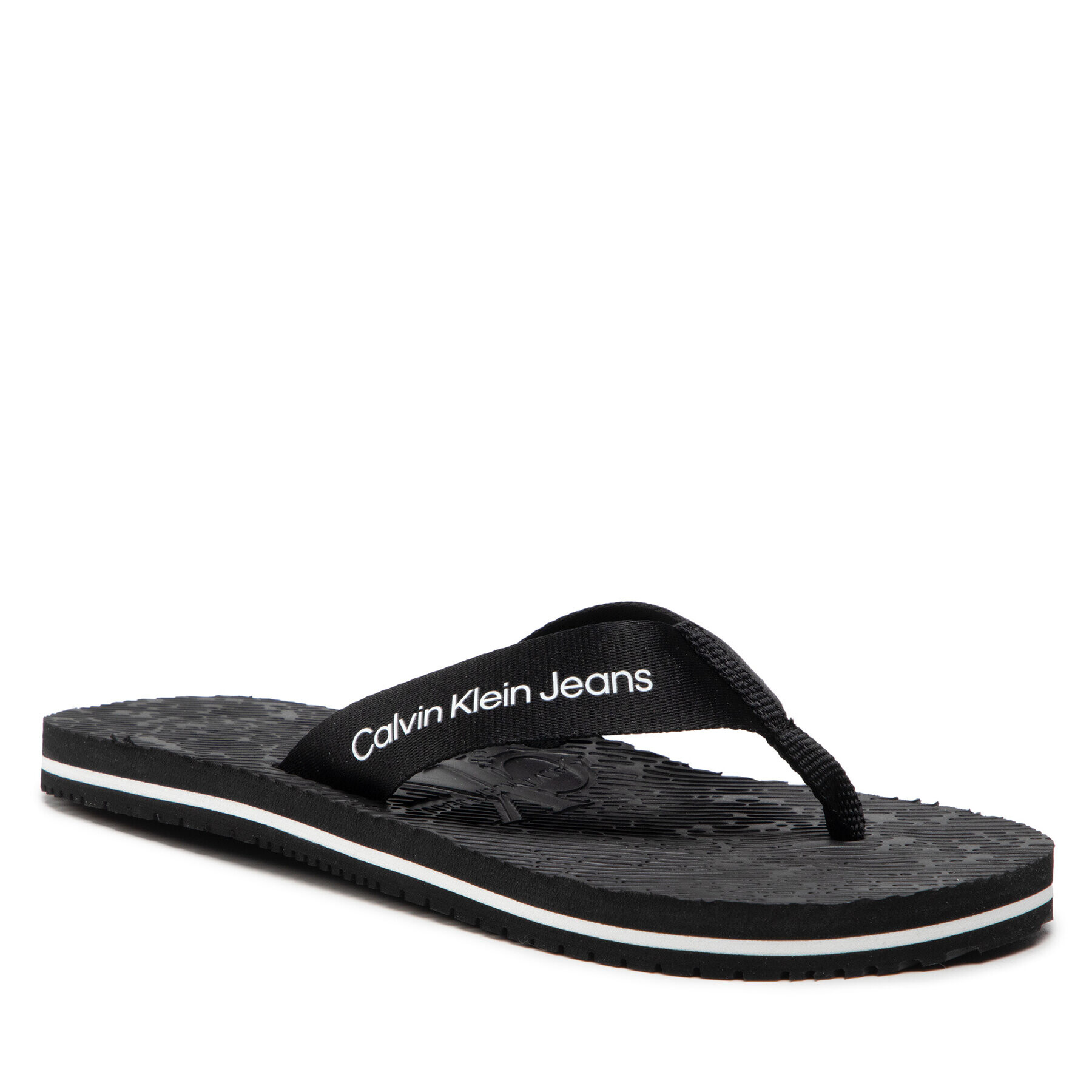 Calvin Klein Jeans Žabky Flipflop Webbing 2 YW0YW00651 Čierna - Pepit.sk