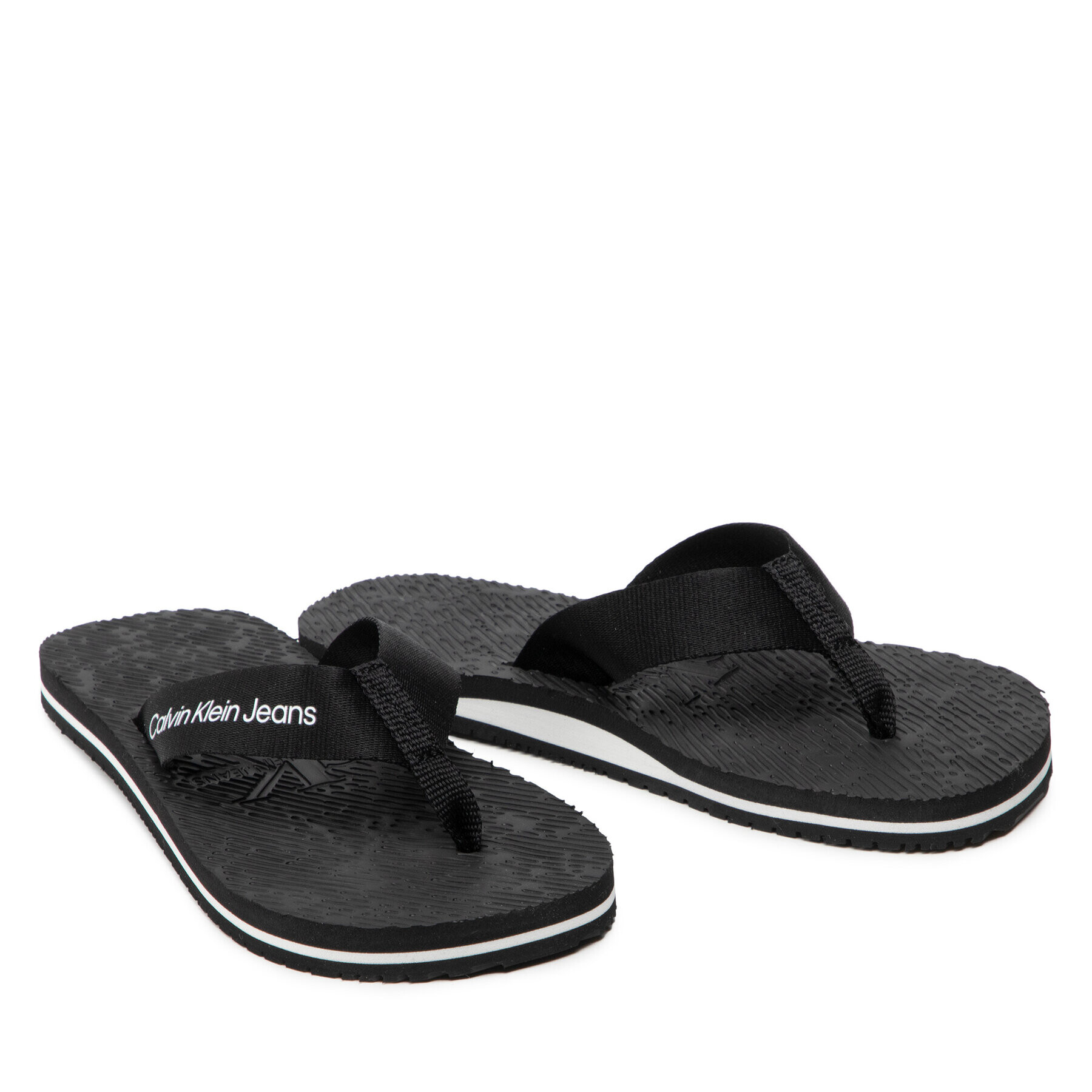 Calvin Klein Jeans Žabky Flipflop Webbing 2 YW0YW00651 Čierna - Pepit.sk