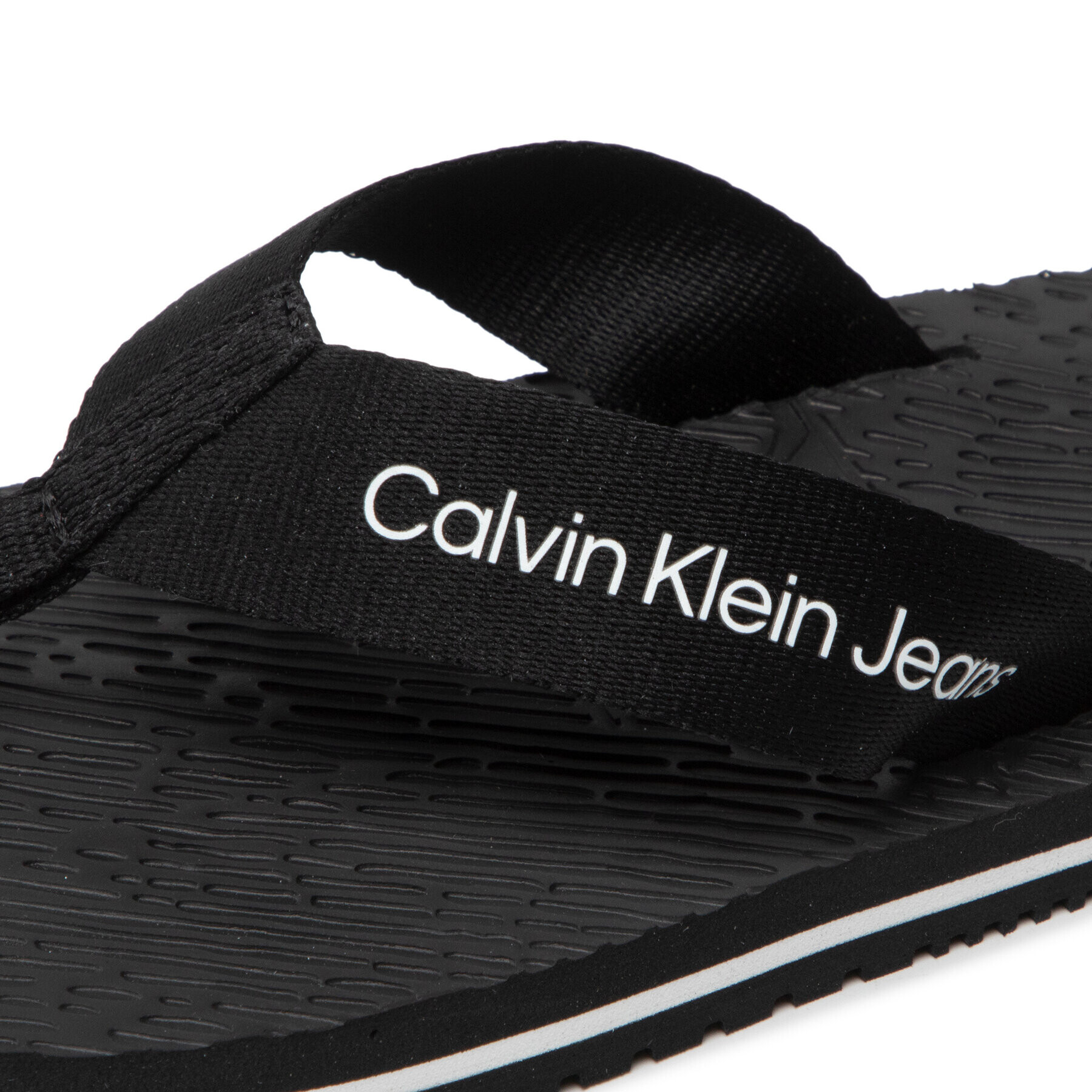 Calvin Klein Jeans Žabky Flipflop Webbing 2 YW0YW00651 Čierna - Pepit.sk