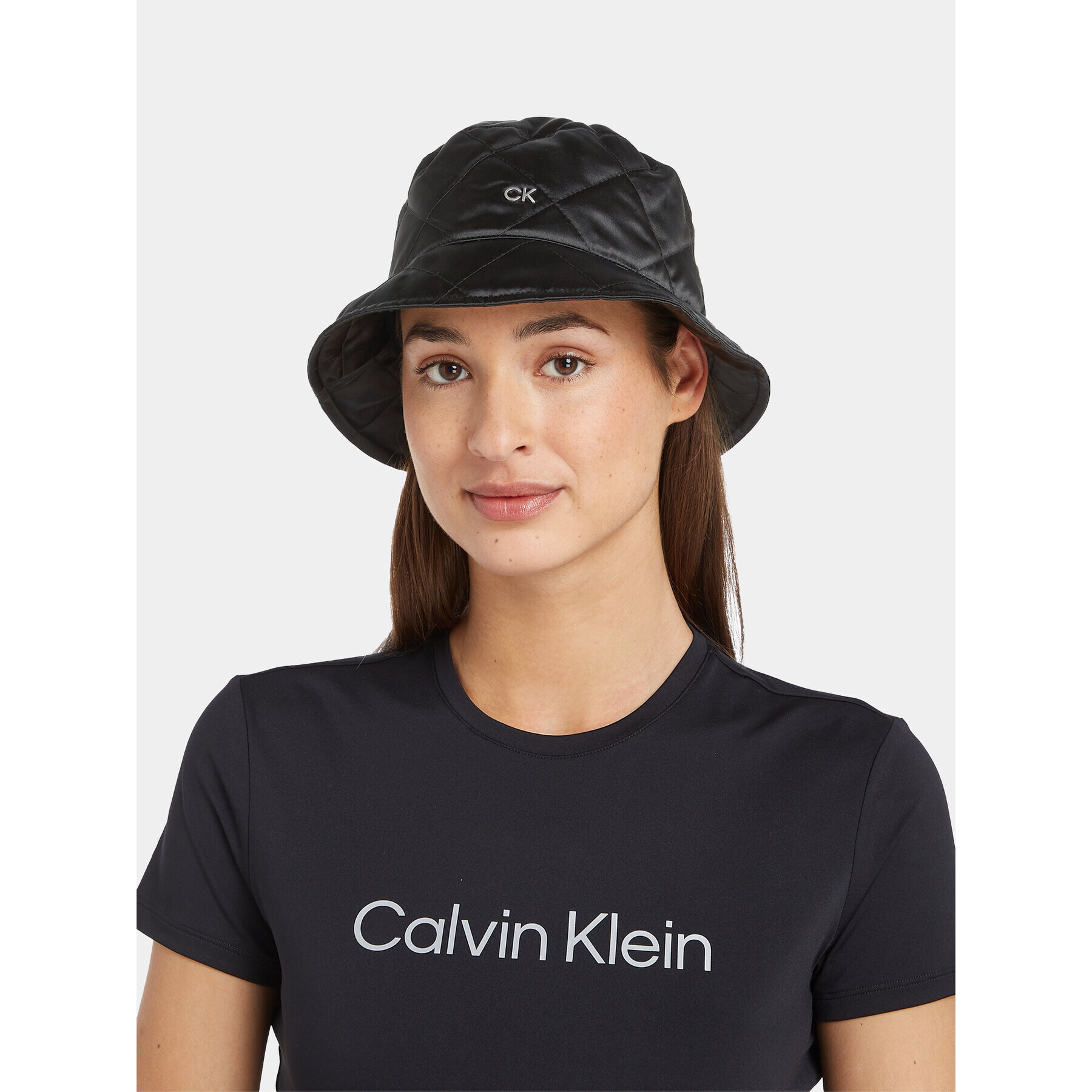 Calvin Klein Klobúk Diamond Quilt Bucket Hat K60K611512 Čierna - Pepit.sk