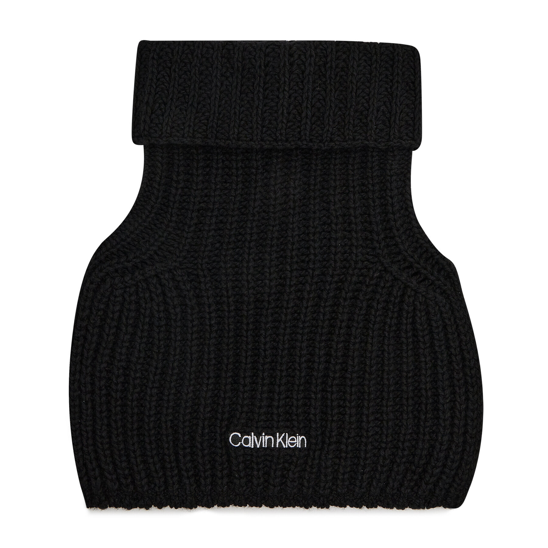 Calvin Klein Komínový šál Oversized Knit Neck Warmer K60K608553 Čierna - Pepit.sk