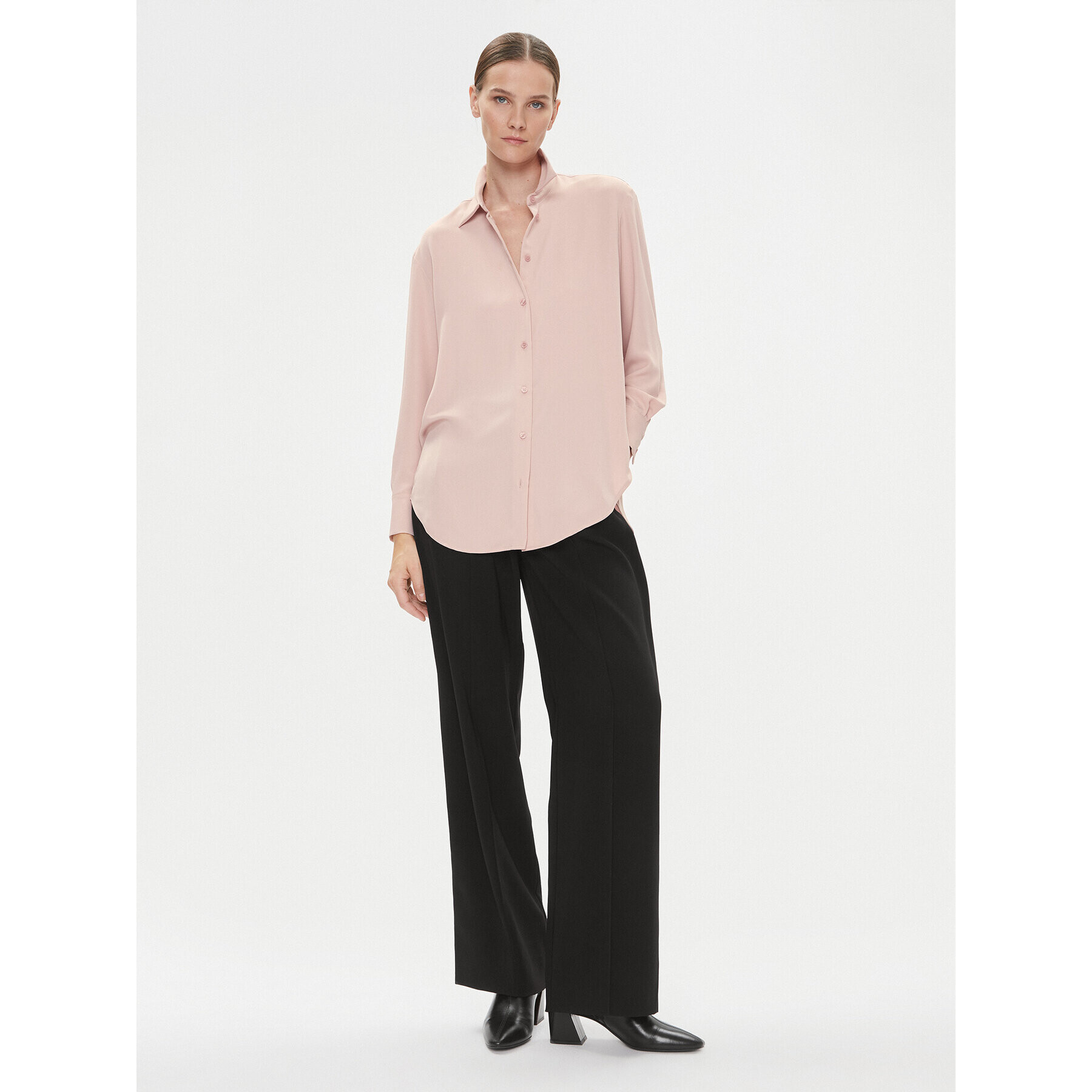 Calvin Klein Košeľa K20K205682 Ružová Relaxed Fit - Pepit.sk