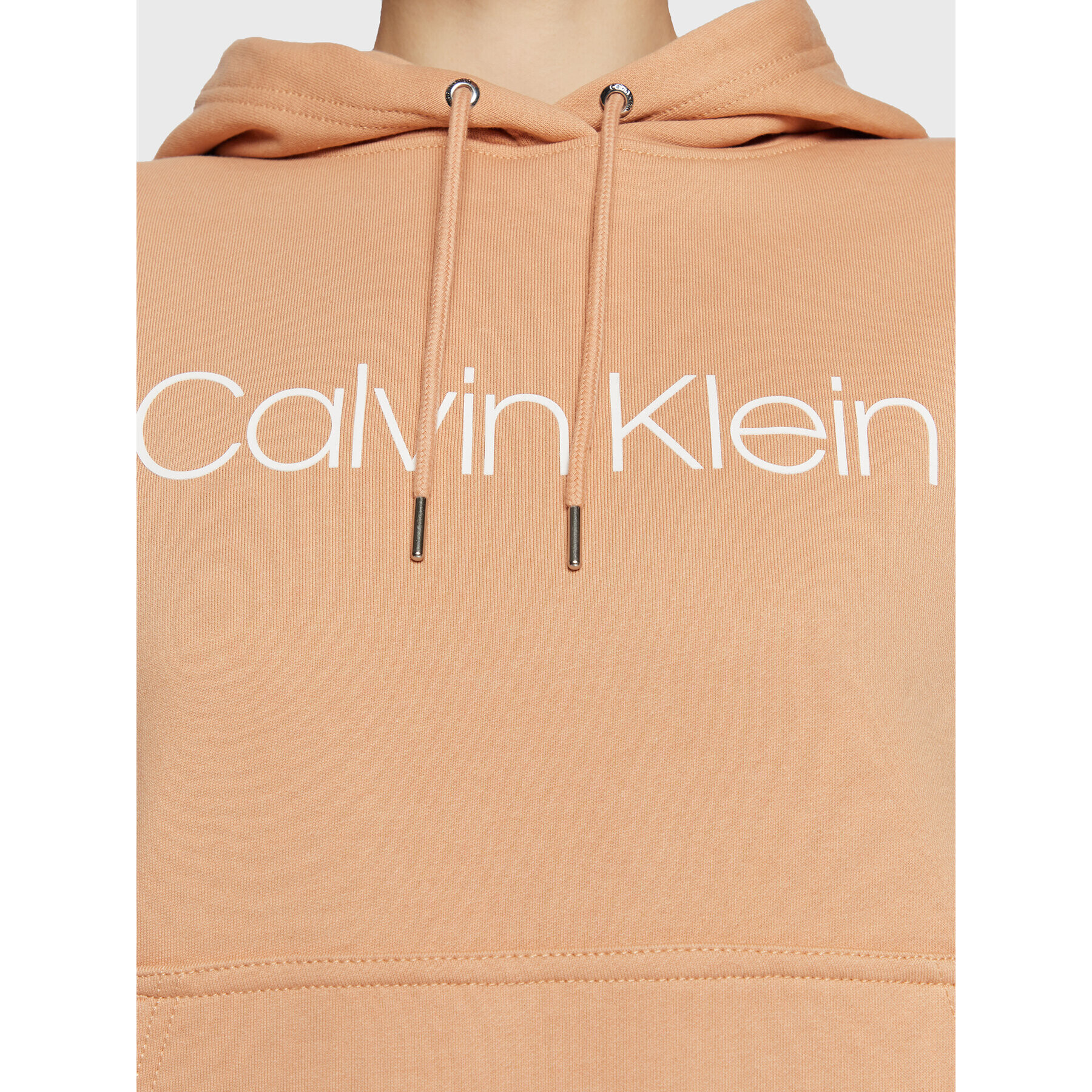 Calvin Klein Mikina Core Logo K20K202687 Béžová Regular Fit - Pepit.sk