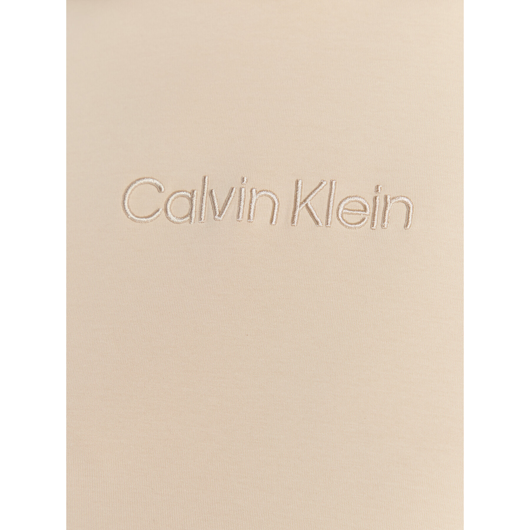 Calvin Klein Mikina Embroidery Logo K20K205346 Béžová Regular Fit - Pepit.sk