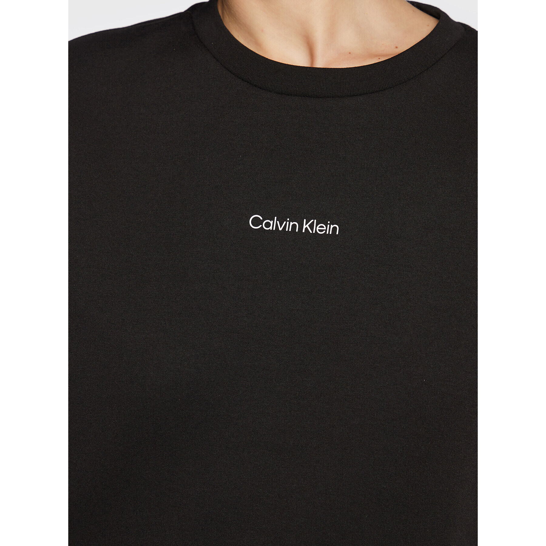 Calvin Klein Mikina Micro Logo K20K205453 Čierna Regular Fit - Pepit.sk