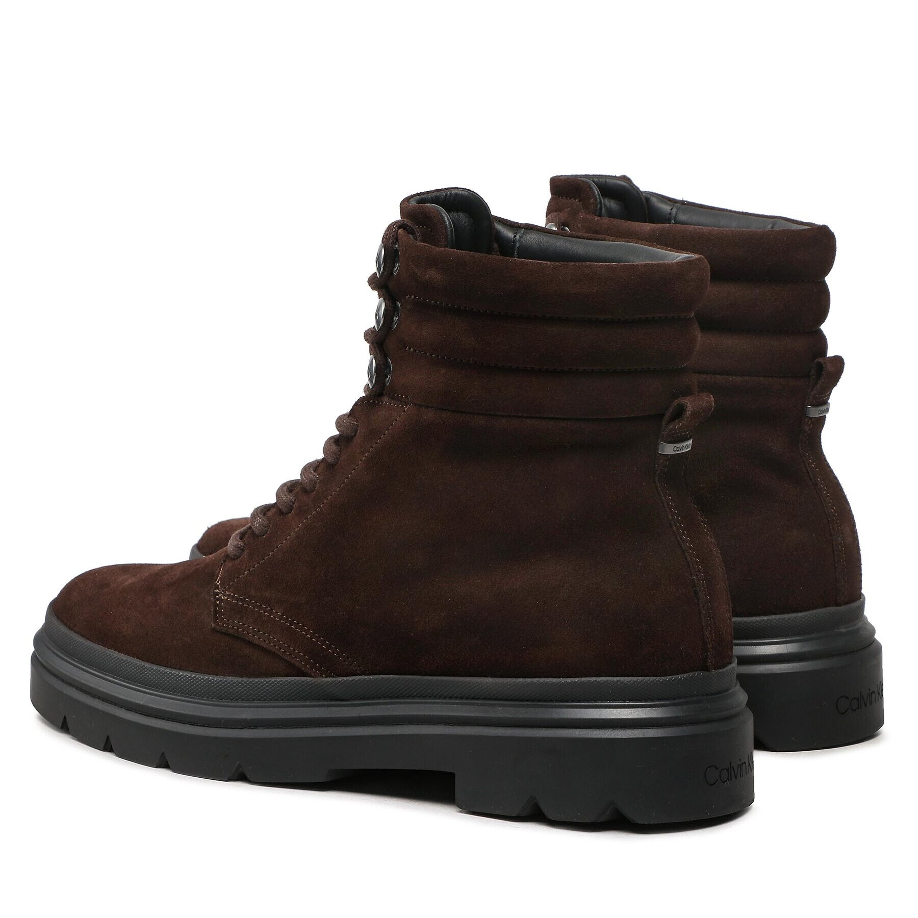 Calvin Klein Outdoorová obuv Combat Boot Wax Sue HM0HM00842 Hnedá - Pepit.sk