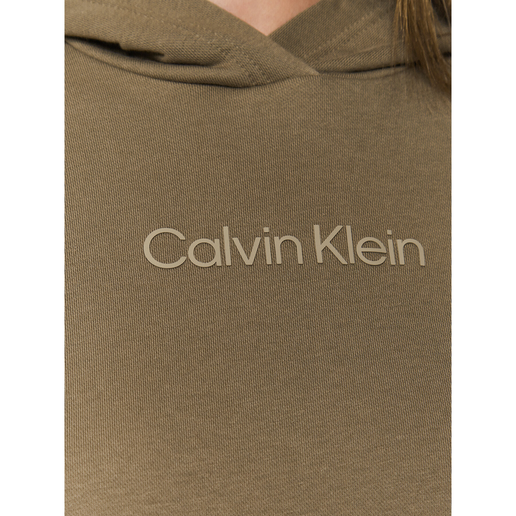 Calvin Klein Performance Mikina 00GWS3W300 Zelená Regular Fit - Pepit.sk