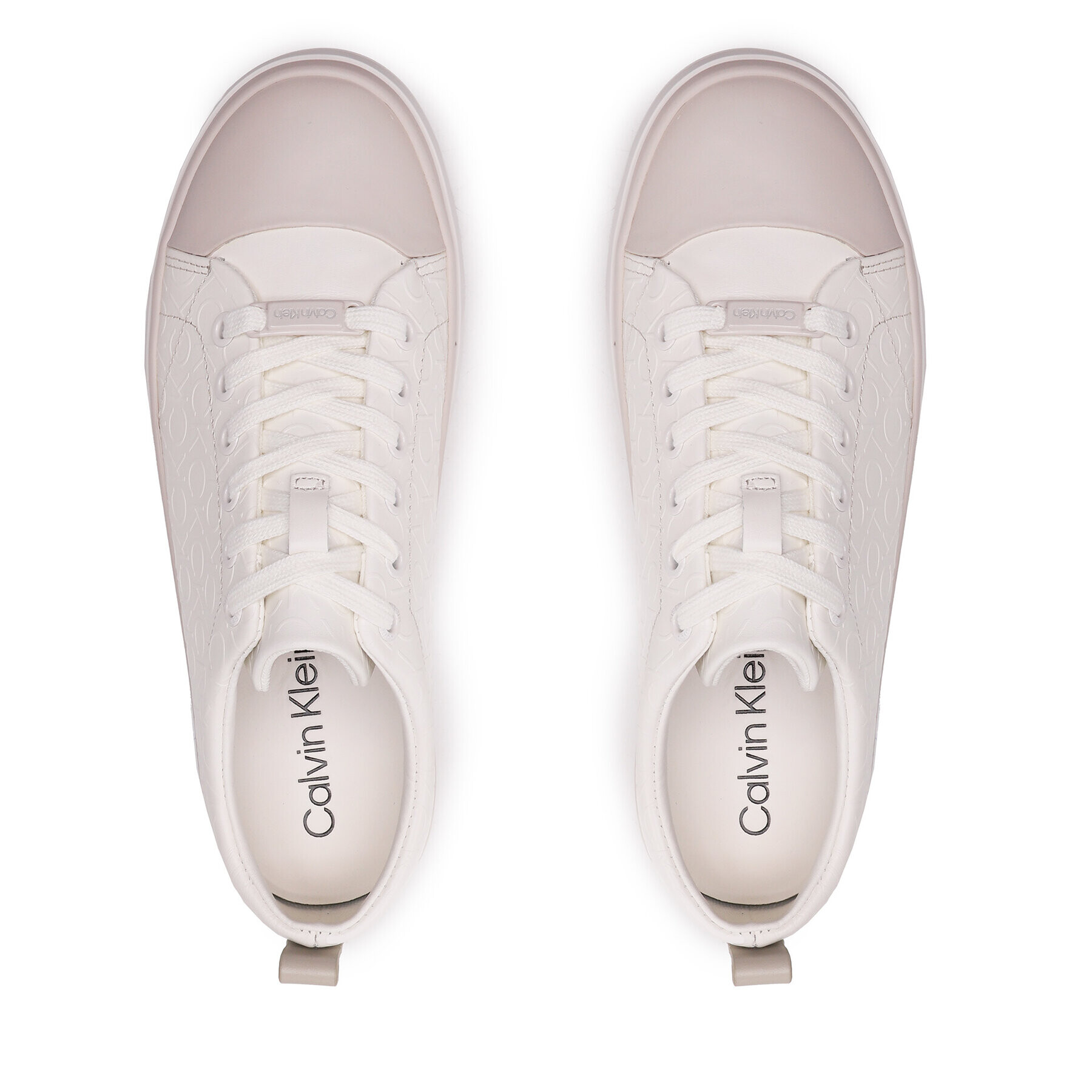 Calvin Klein Plátenky Low Prof Vulc Lace Up HW0HW01412 Béžová - Pepit.sk