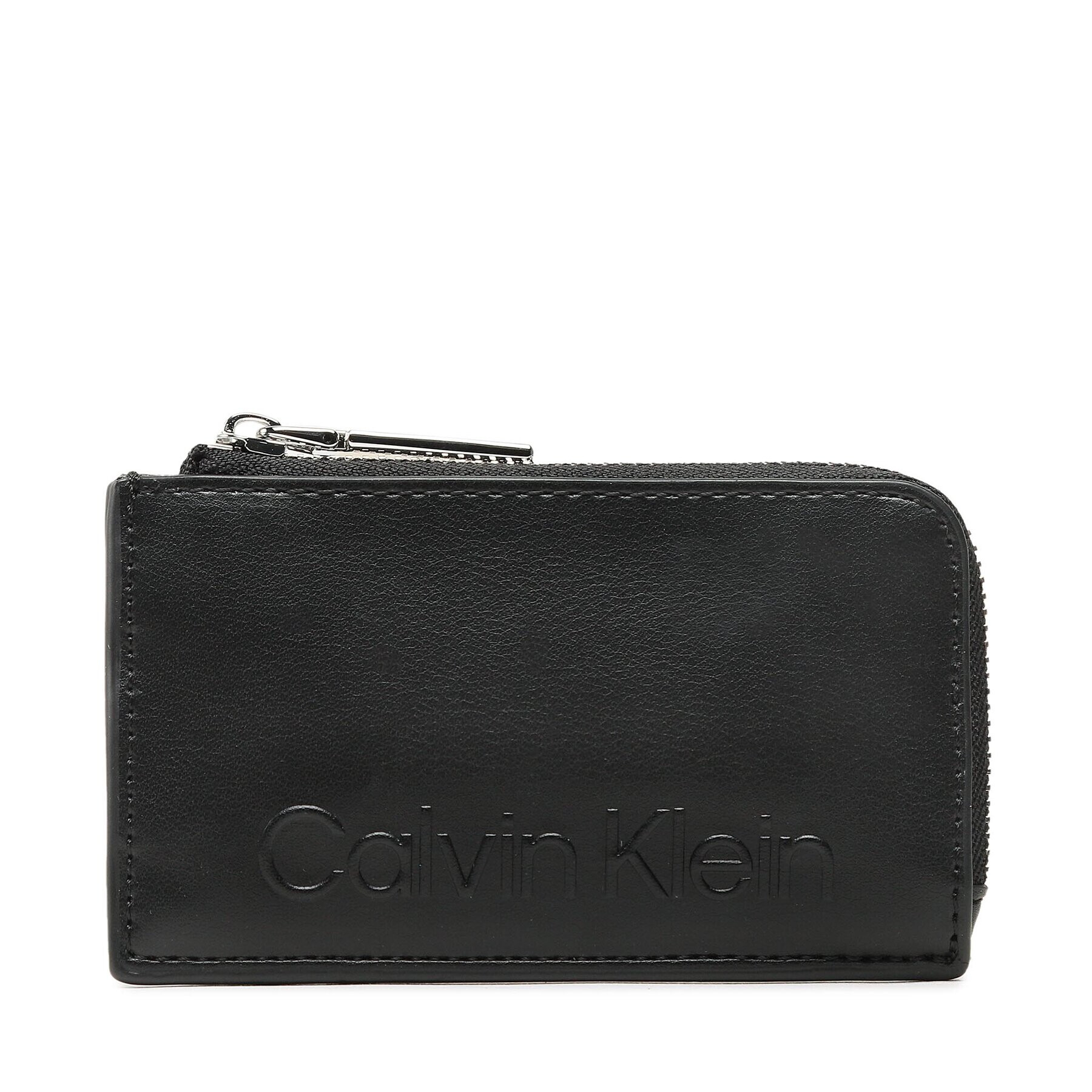 Calvin Klein Puzdro na kreditné karty Ck Set Cardholder W/Zip K60K610465 Čierna - Pepit.sk