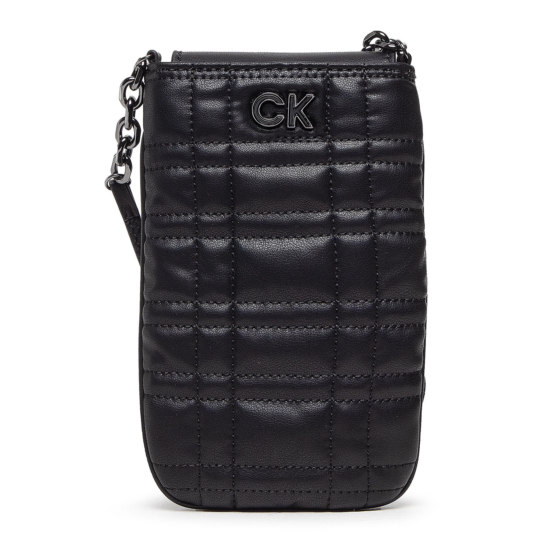 Calvin Klein Puzdro na telefón Re-Lock Quilt Phone Pouch K60K609911 Čierna - Pepit.sk