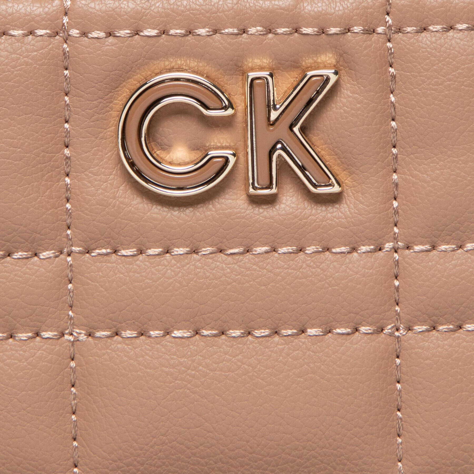 Calvin Klein Puzdro na telefón Re-Lock Quilt Phone Puch K60K609911 Hnedá - Pepit.sk