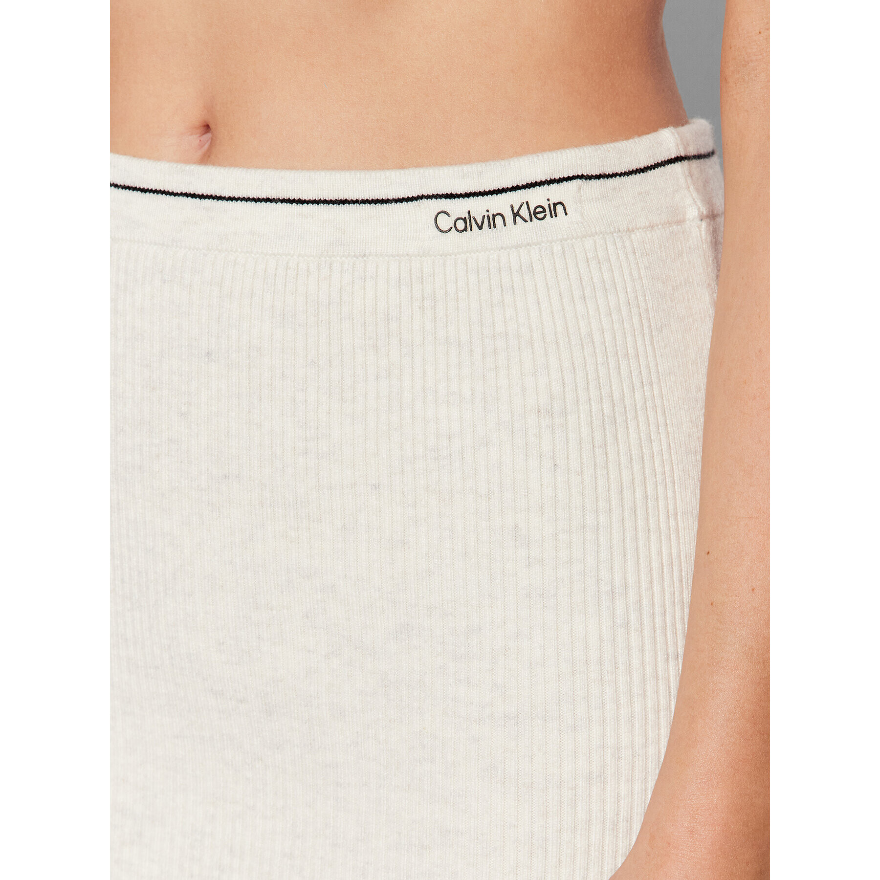 Calvin Klein Puzdrová sukňa Essential K20K203486 Béžová Slim Fit - Pepit.sk