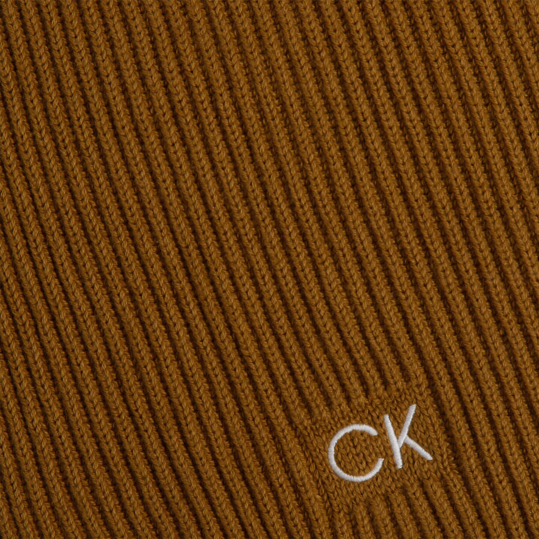 Calvin Klein Šál Classic Cotton Rib Scarf K50K509693 Hnedá - Pepit.sk