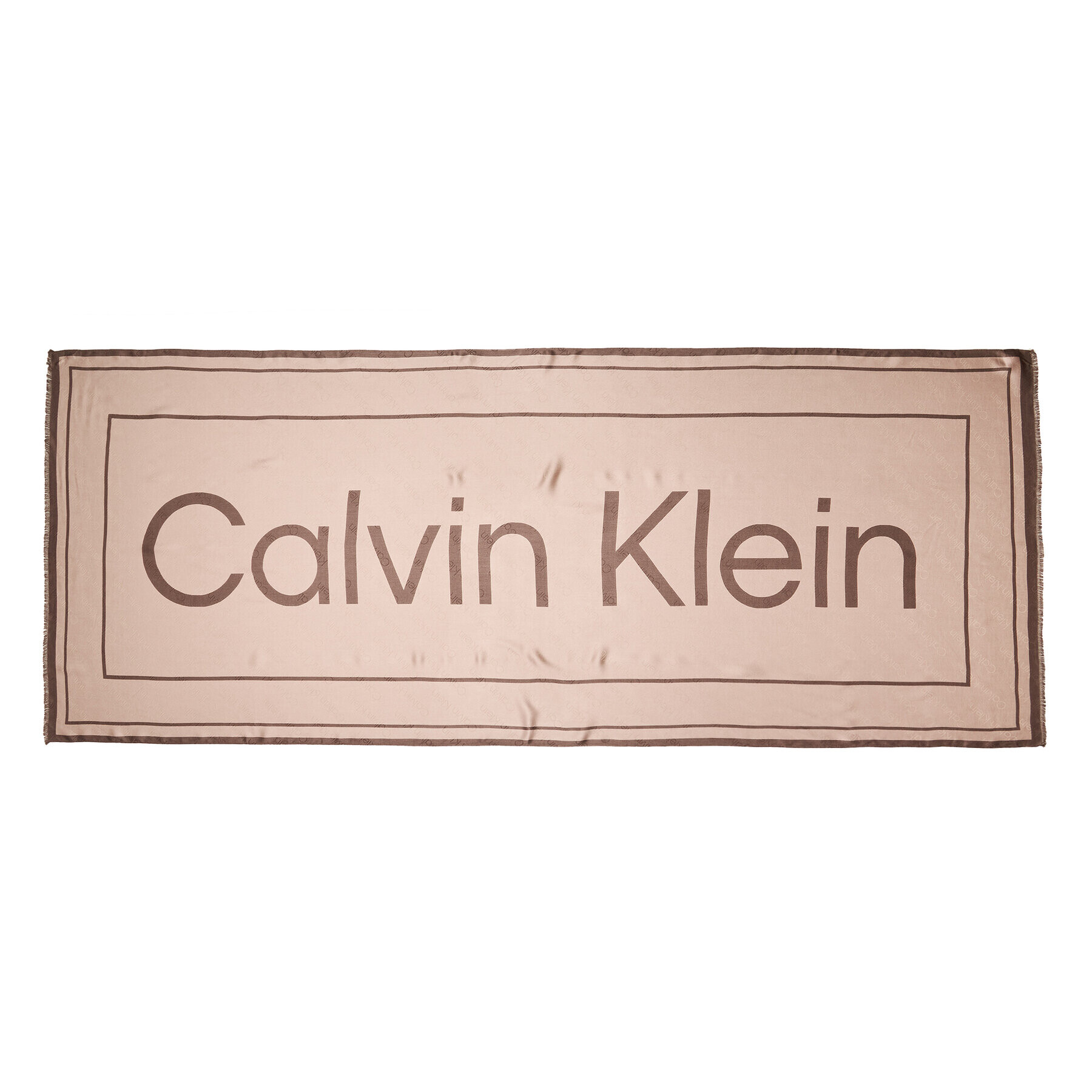 Calvin Klein Šál Logo K60K610814 Béžová - Pepit.sk