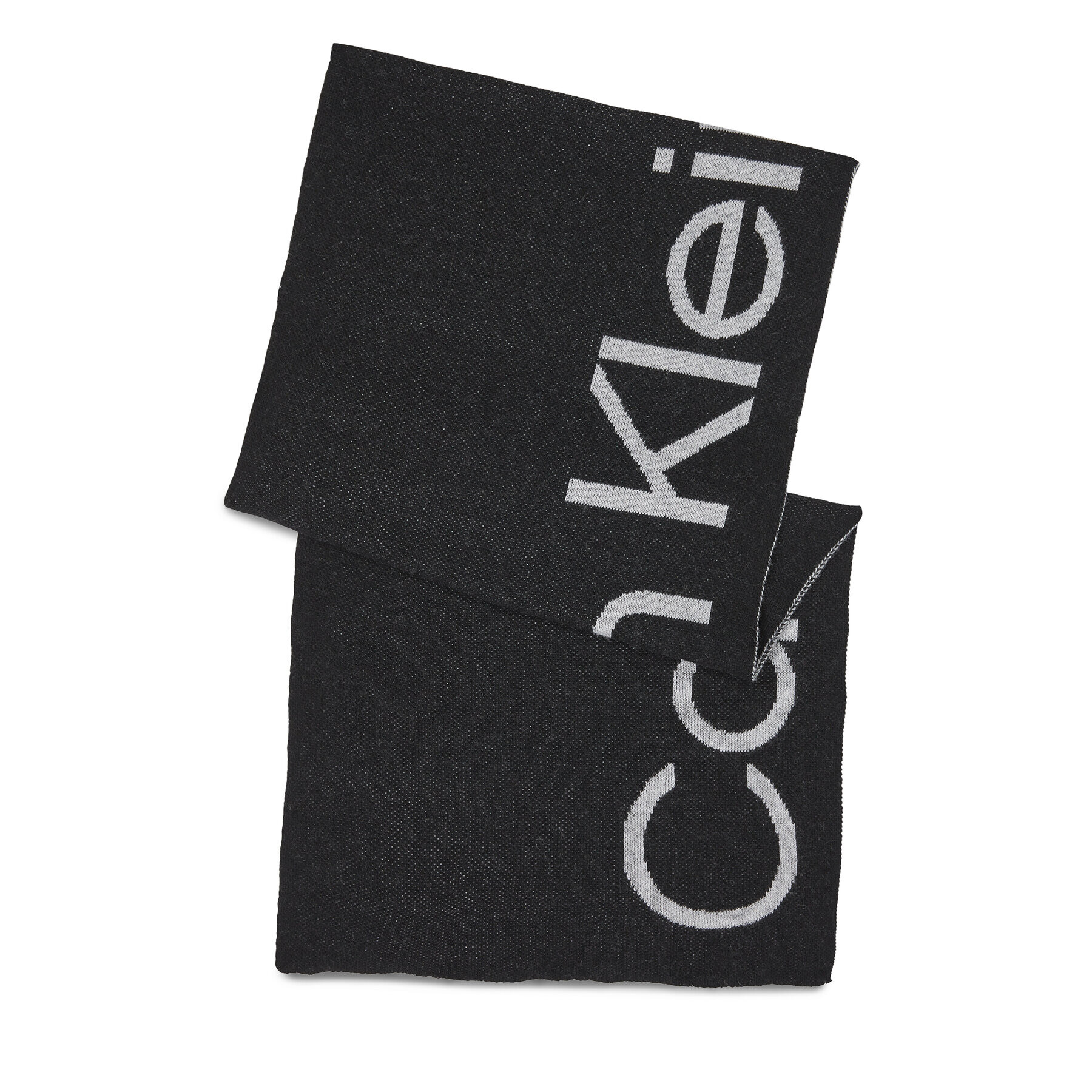 Calvin Klein Šál Logo Reverso Tonal Scarf 40X180 K60K611117 Čierna - Pepit.sk