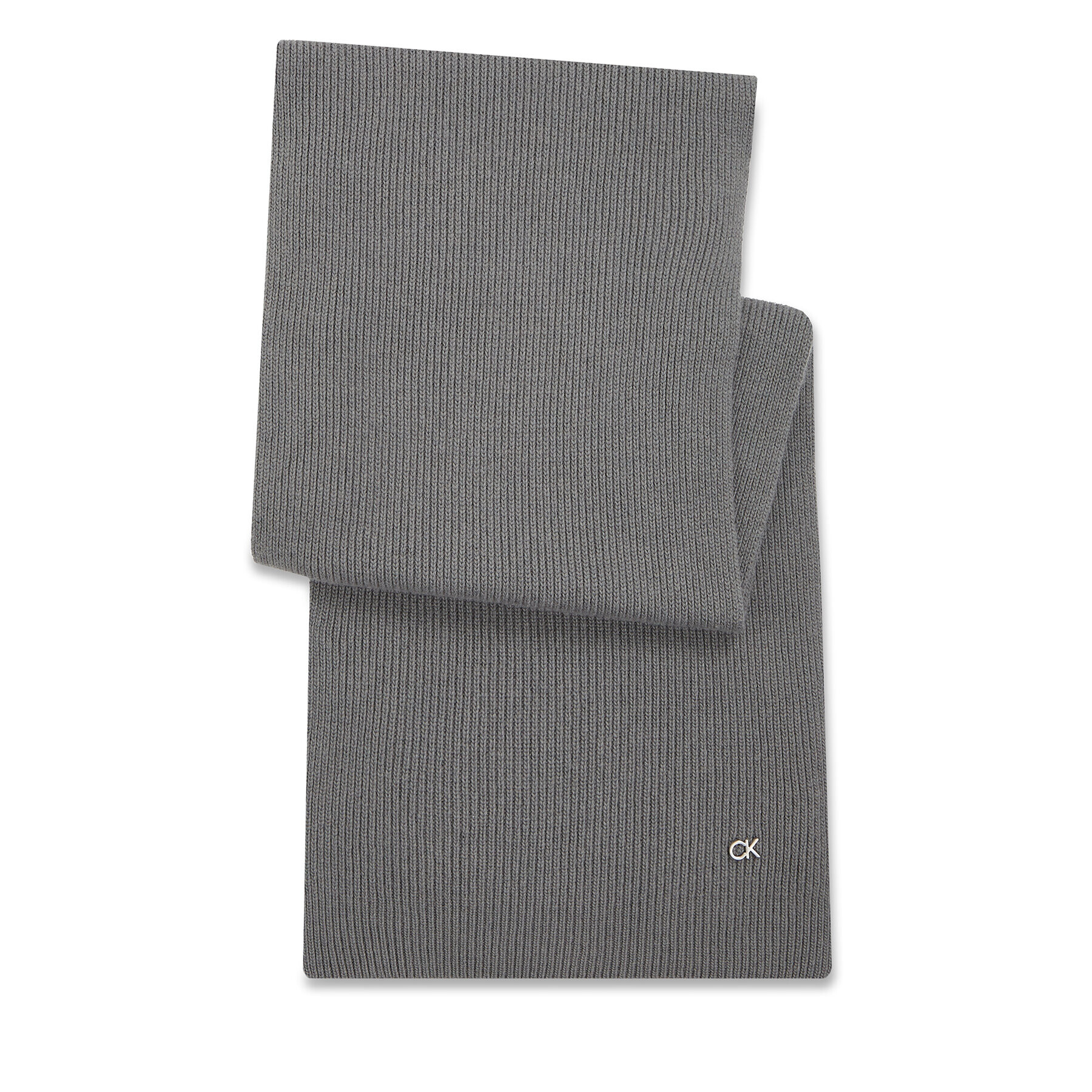 Calvin Klein Šál Re-Lock Knit Scarf 30X180 K60K611128 Sivá - Pepit.sk