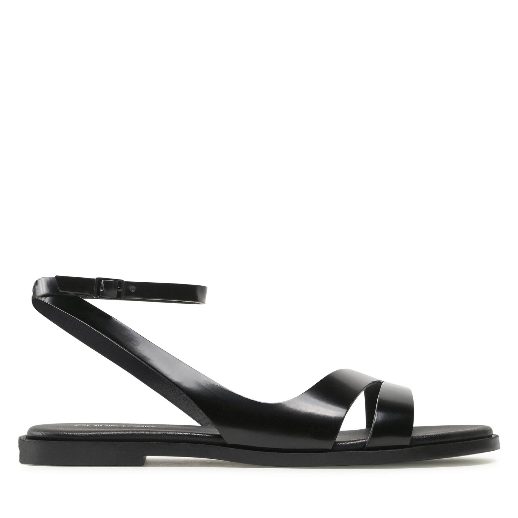 Calvin Klein Sandále Almond Sandal HW0HW01463 Čierna - Pepit.sk