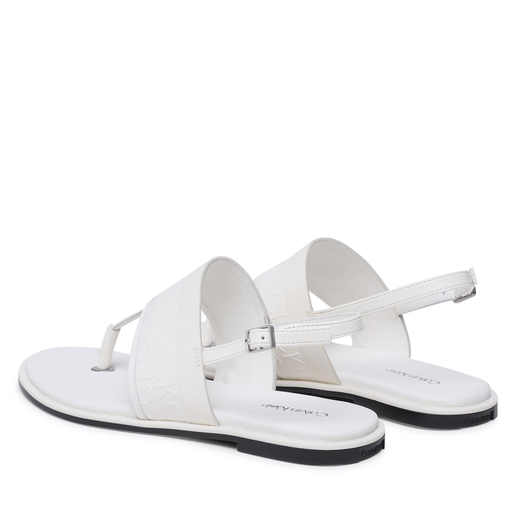 Calvin Klein Sandále Almond Tp Sandal HW0HW01536 Écru - Pepit.sk