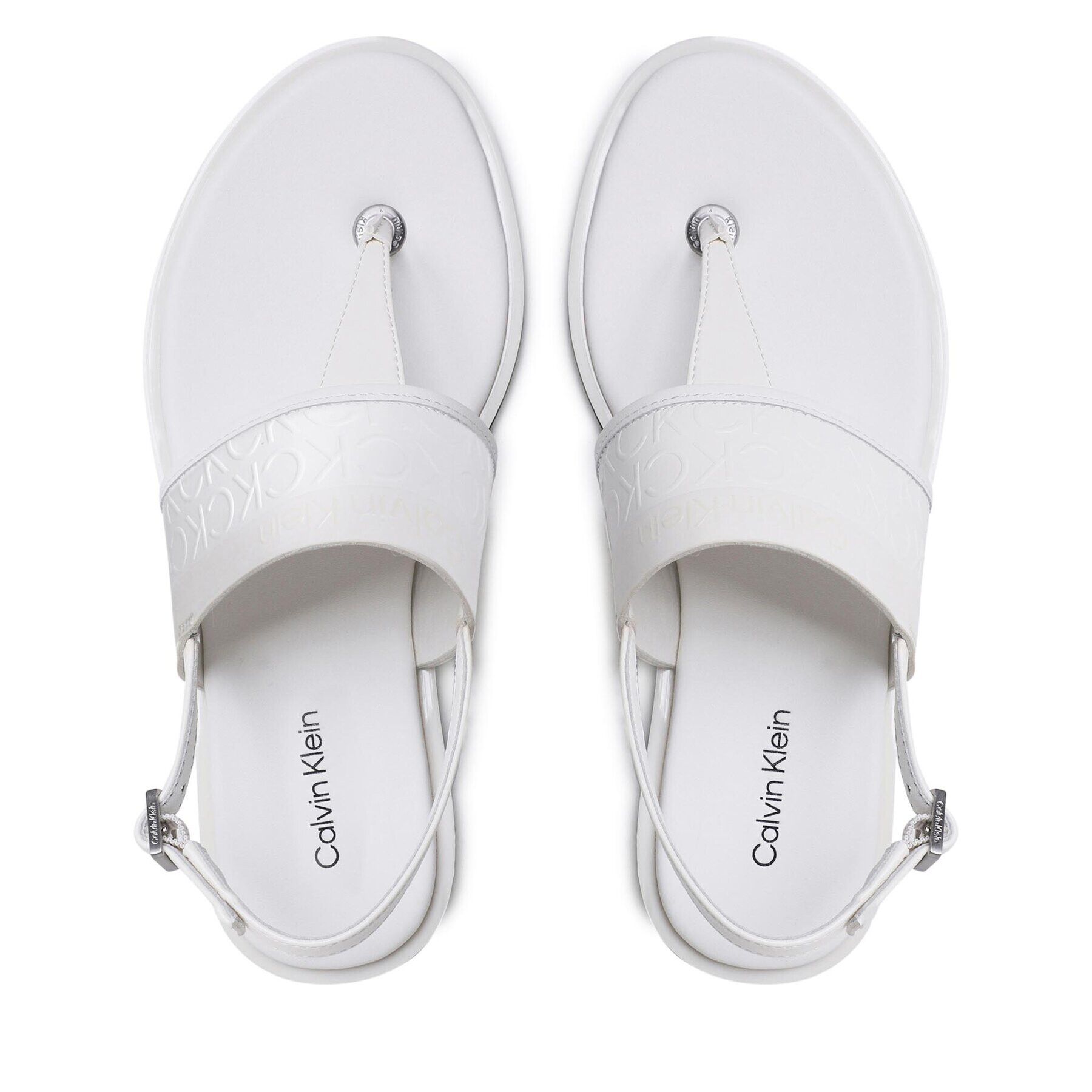 Calvin Klein Sandále Almond Tp Sandal HW0HW01536 Écru - Pepit.sk