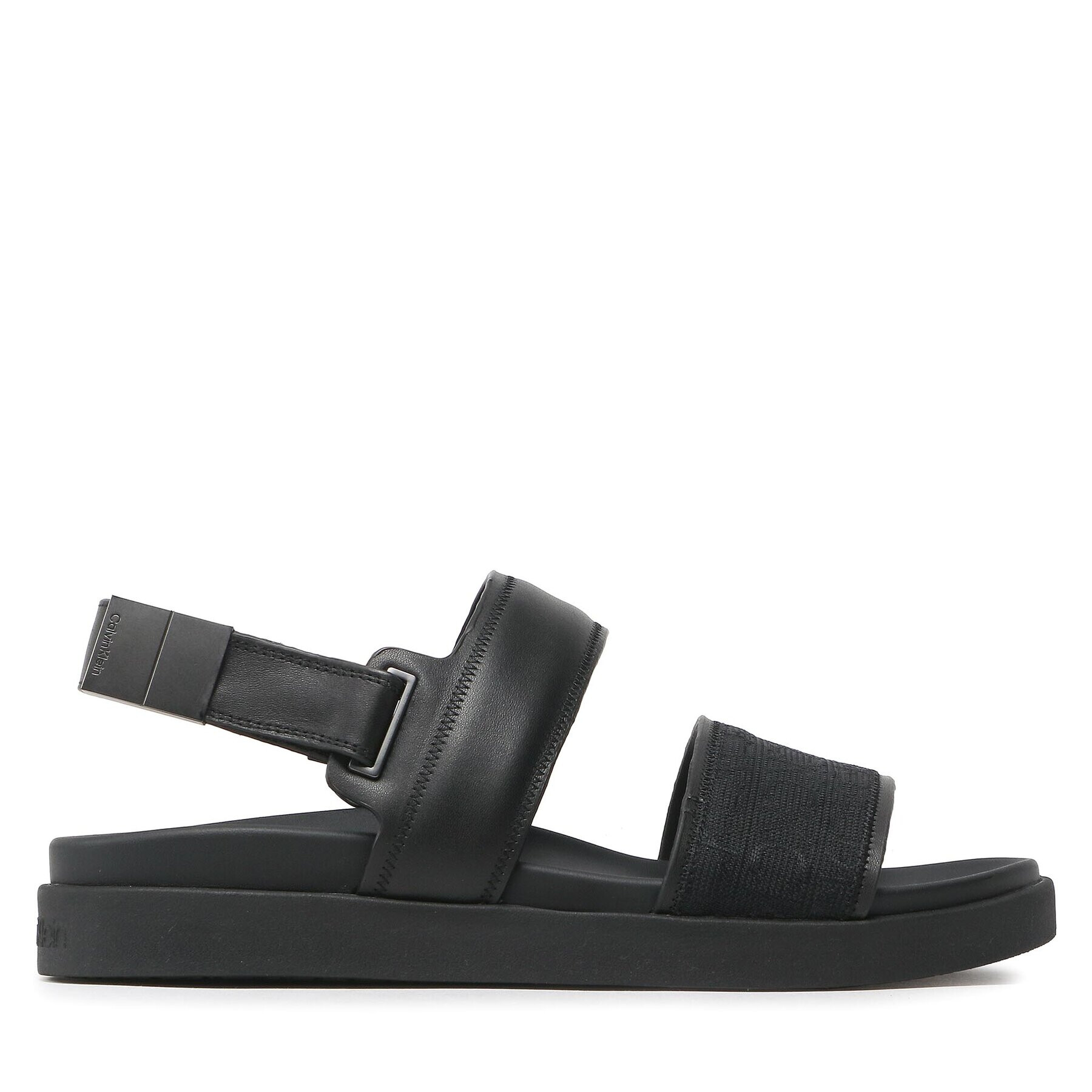 Calvin Klein Sandále Back Strap Sandal Mono Jq HM0HM00970 Čierna - Pepit.sk