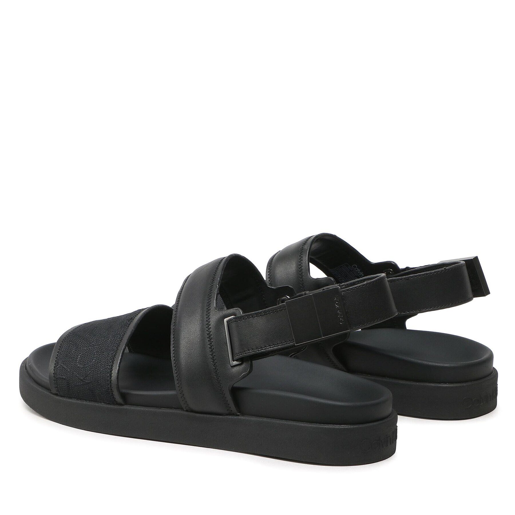 Calvin Klein Sandále Back Strap Sandal Mono Jq HM0HM00970 Čierna - Pepit.sk