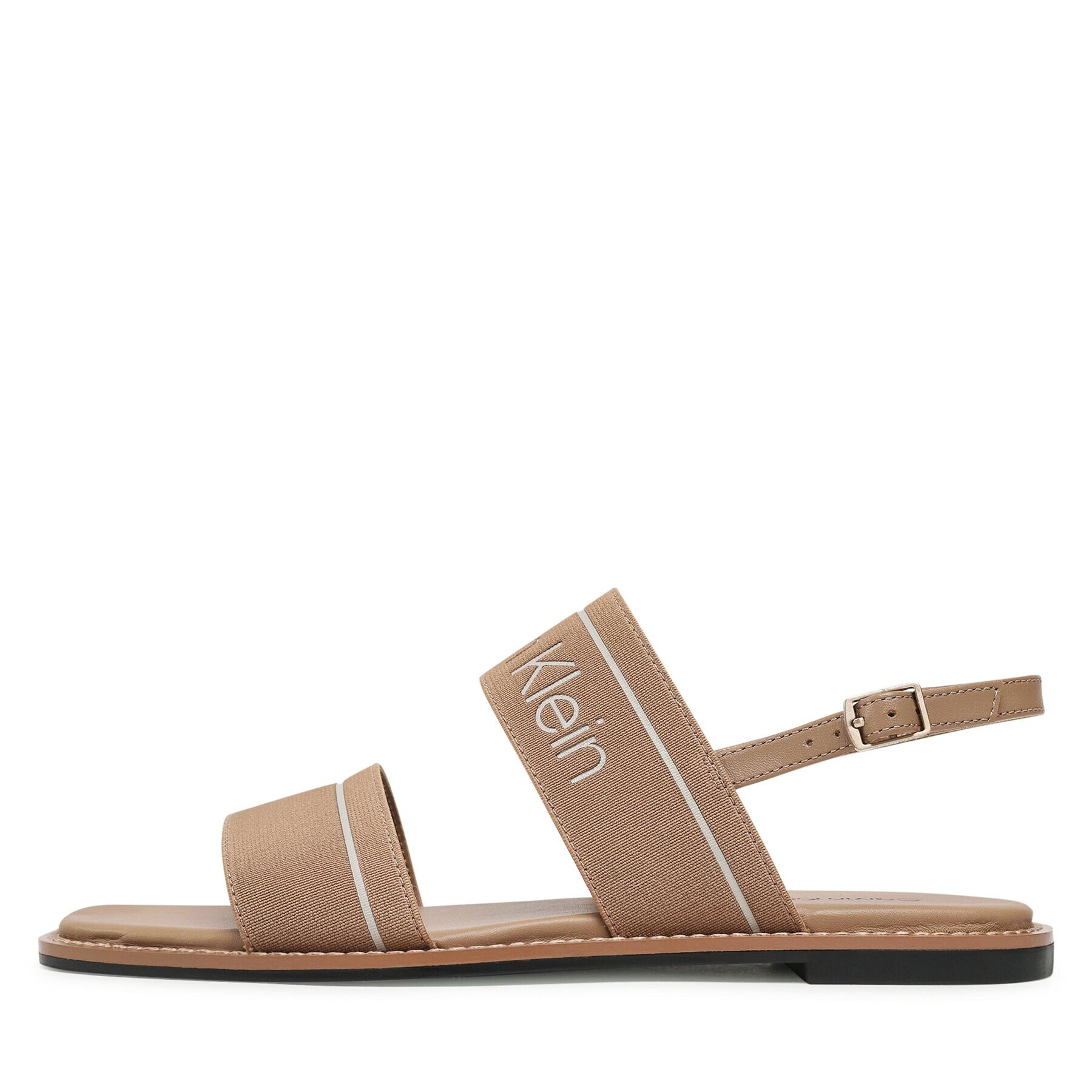 Calvin Klein Sandále Squared Flat Sandal He HW0HW01496 Hnedá - Pepit.sk