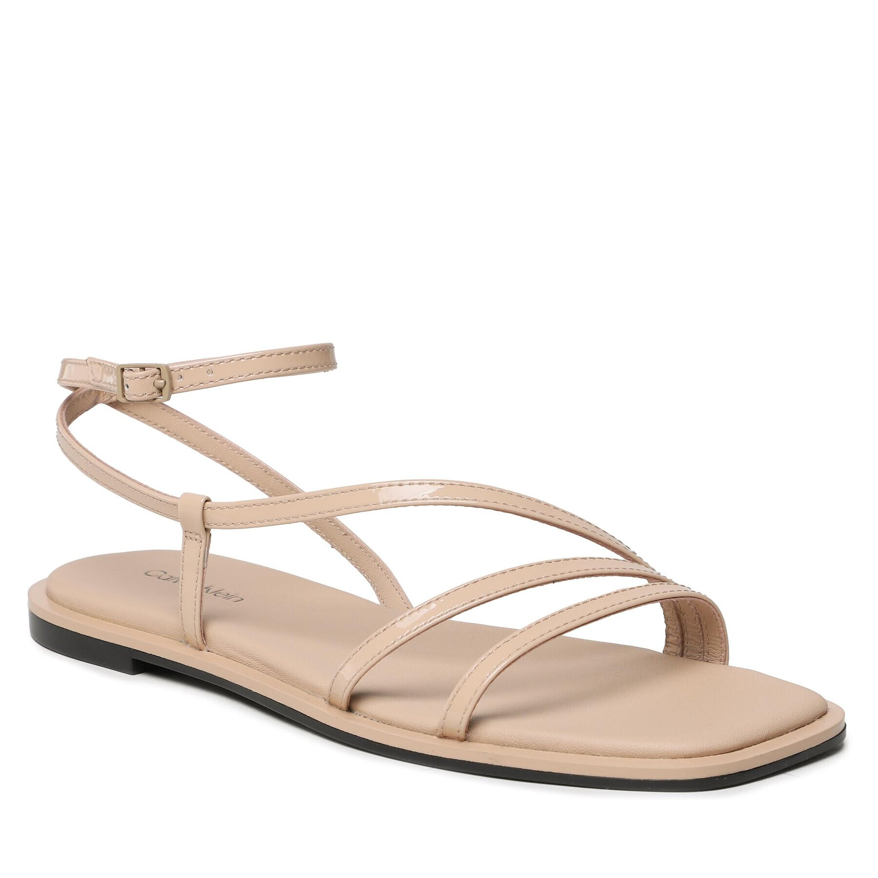 Calvin Klein Sandále Squared Sandal HW0HW01603 Béžová - Pepit.sk