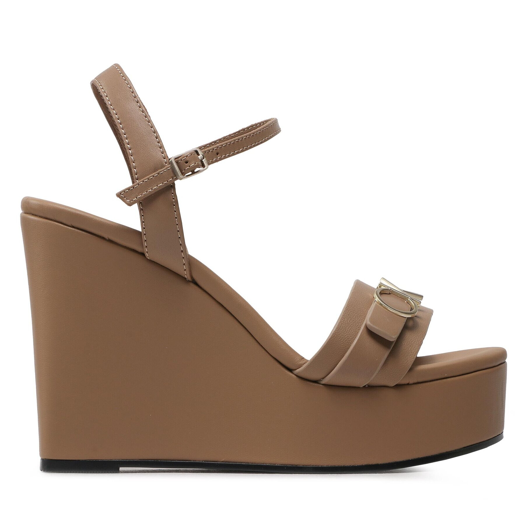 Calvin Klein Sandále Wedge 70Hh W/Hw HW0HW01485 Béžová - Pepit.sk