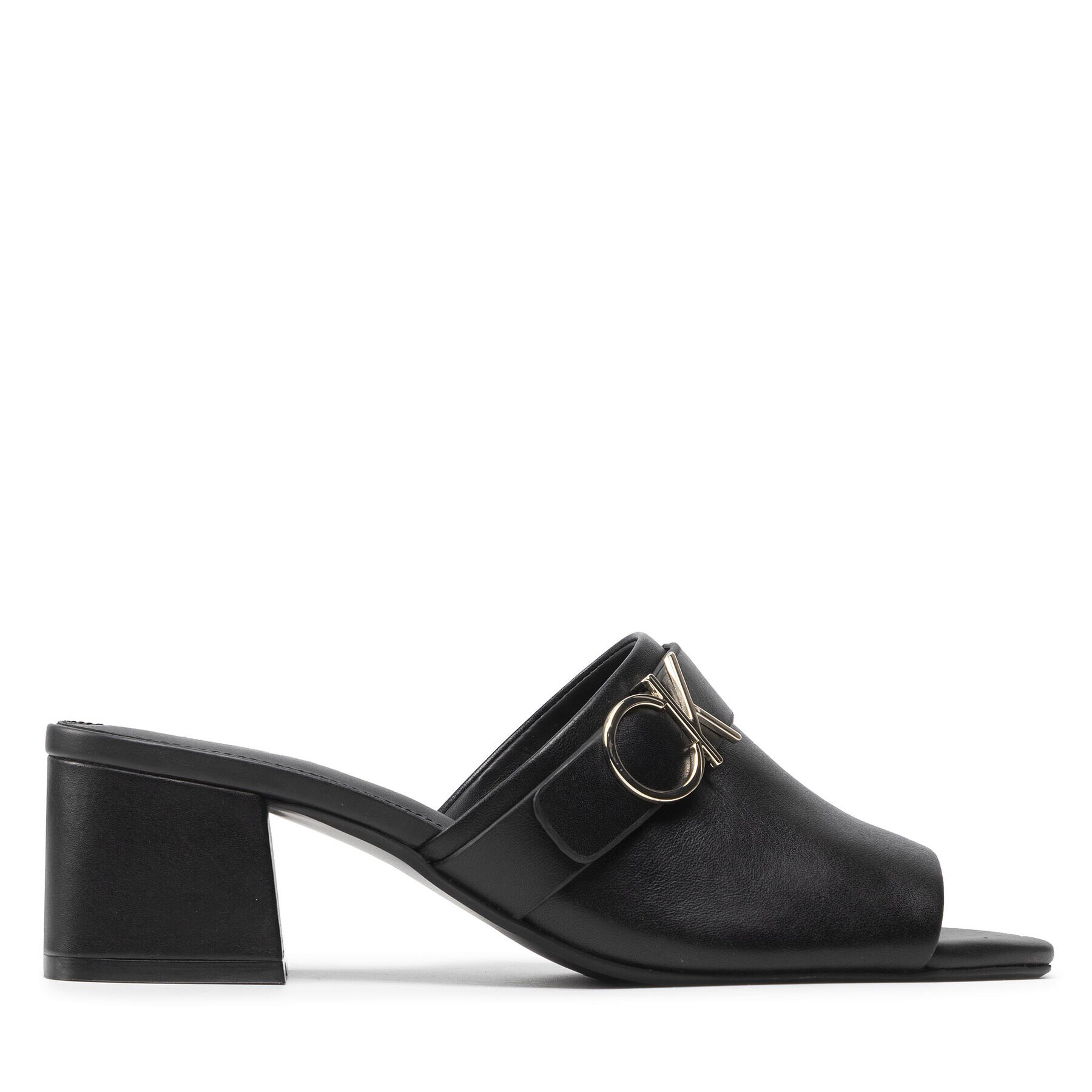 Calvin Klein Šľapky Almond Blk Hl Mule 45 HW0HW00709 Čierna - Pepit.sk