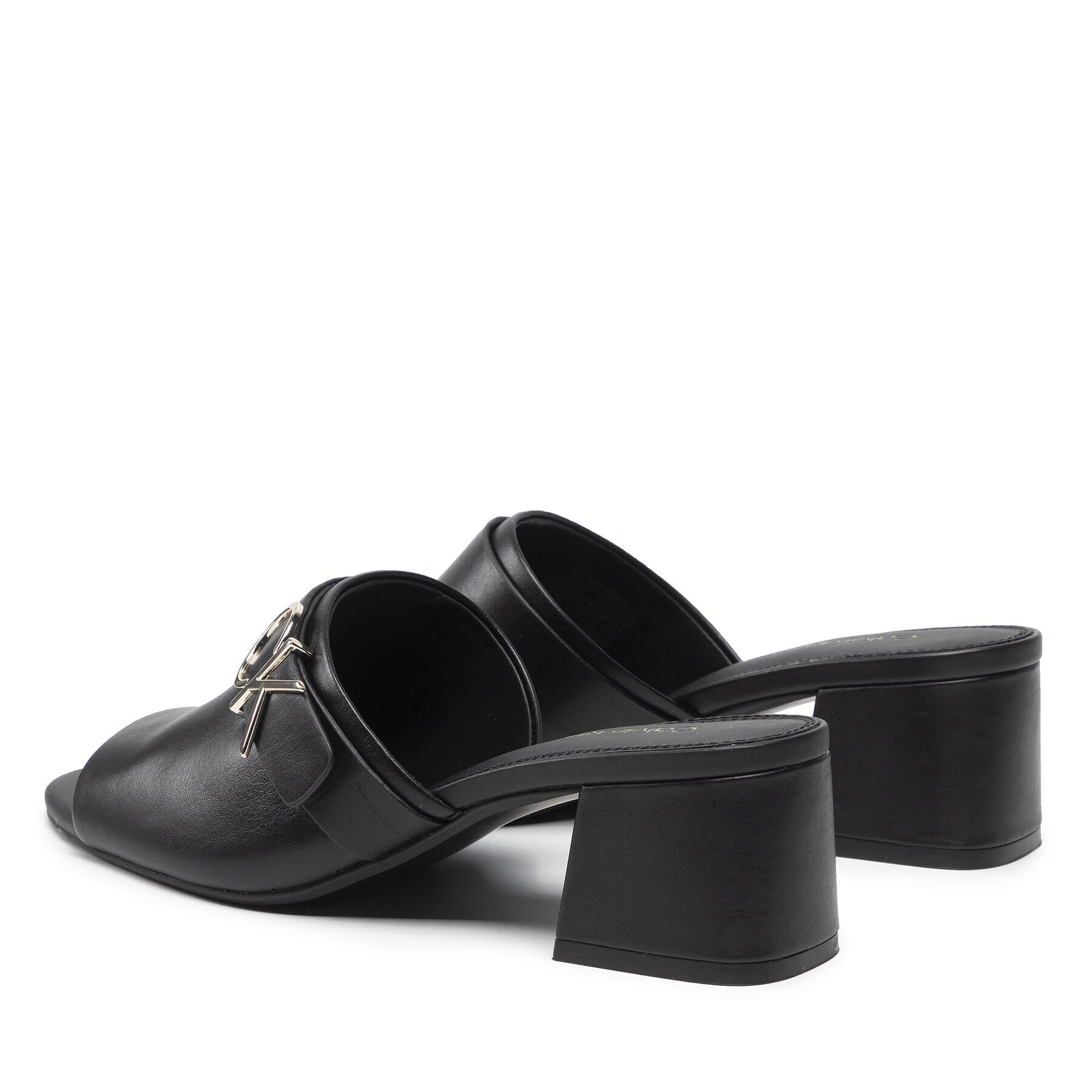 Calvin Klein Šľapky Almond Blk Hl Mule 45 HW0HW00709 Čierna - Pepit.sk