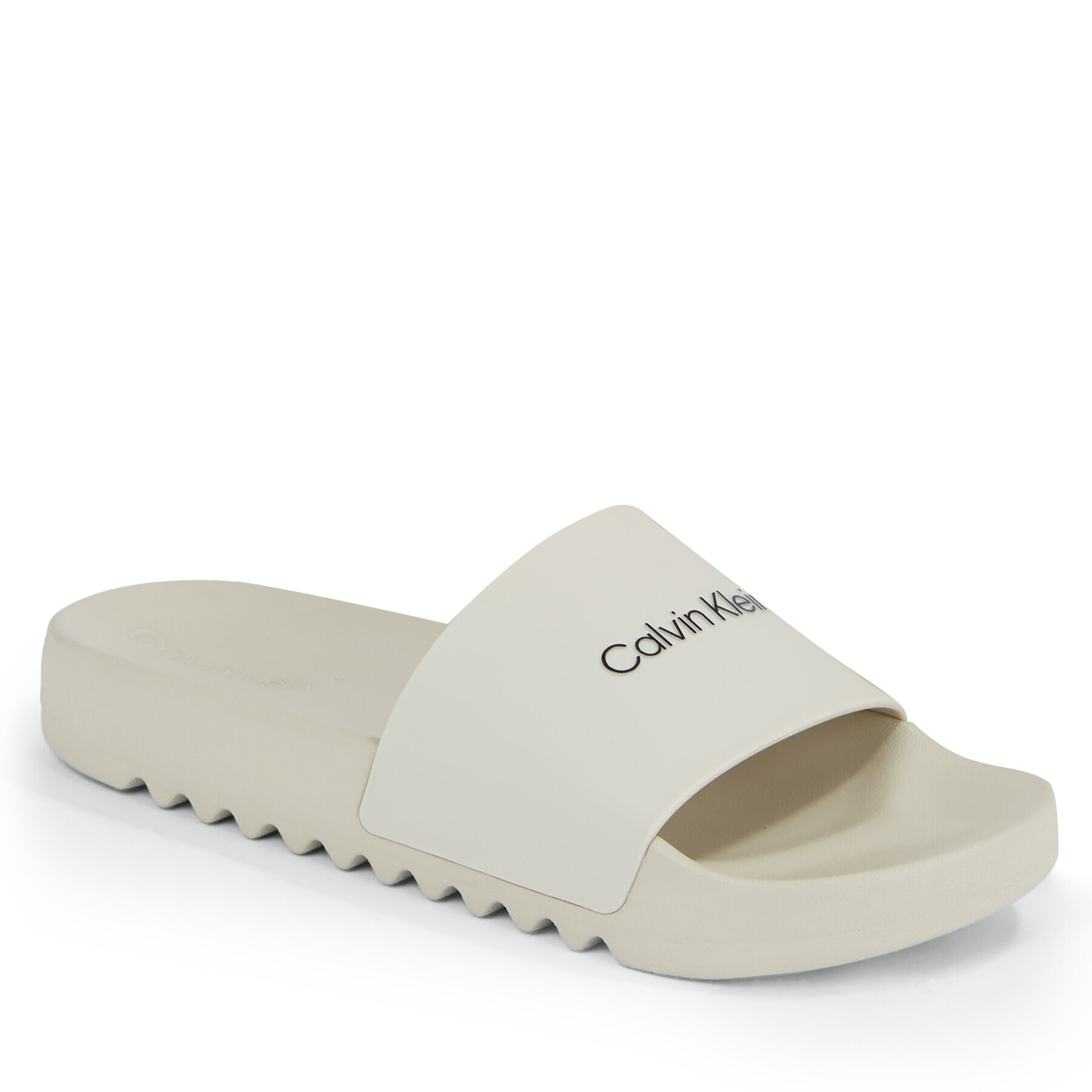 Calvin Klein Šľapky Chuncky Pool Slide Rub HM0HM01063 Sivá - Pepit.sk