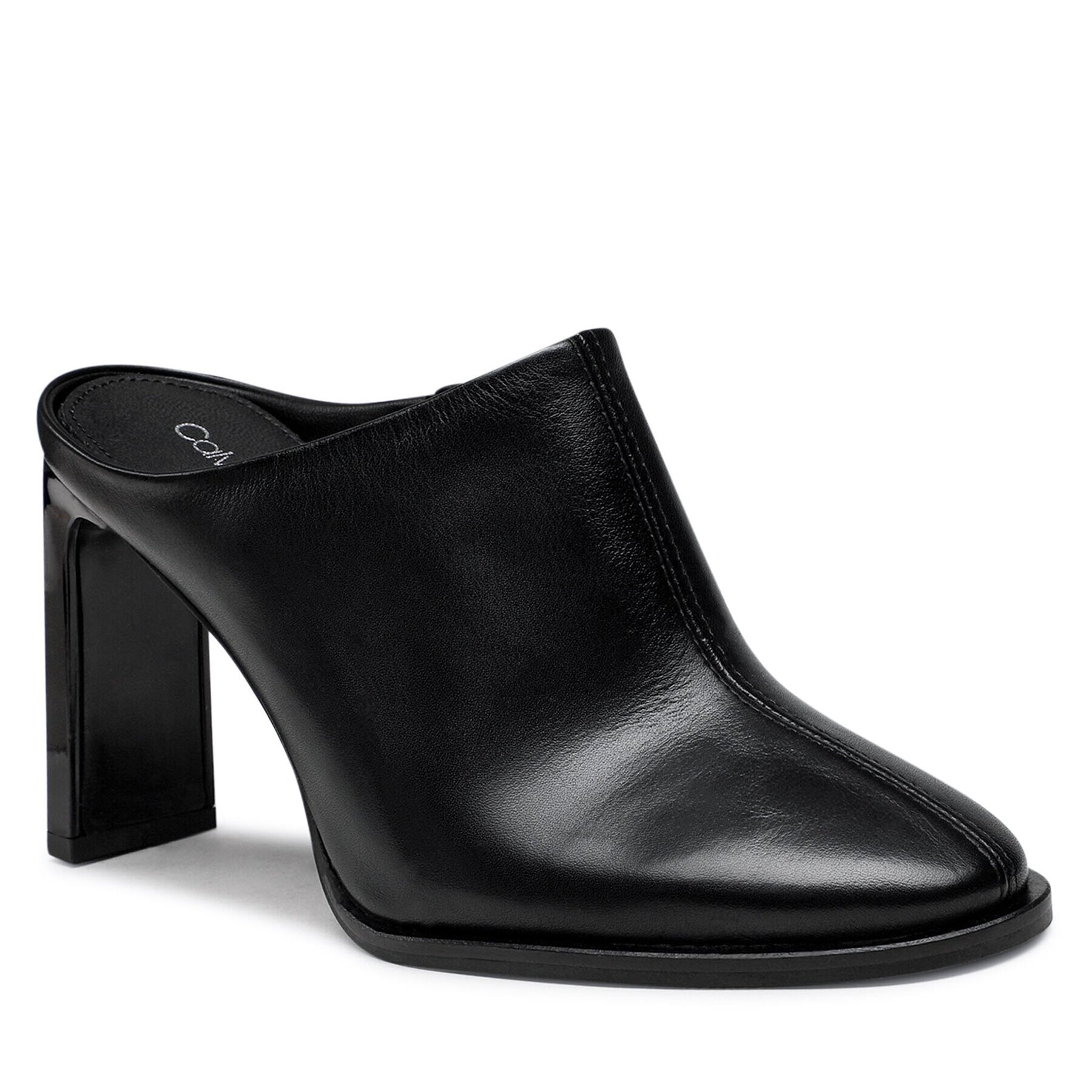 Calvin Klein Šľapky Curved Stil Mule 80 HW0HW01542 Čierna - Pepit.sk