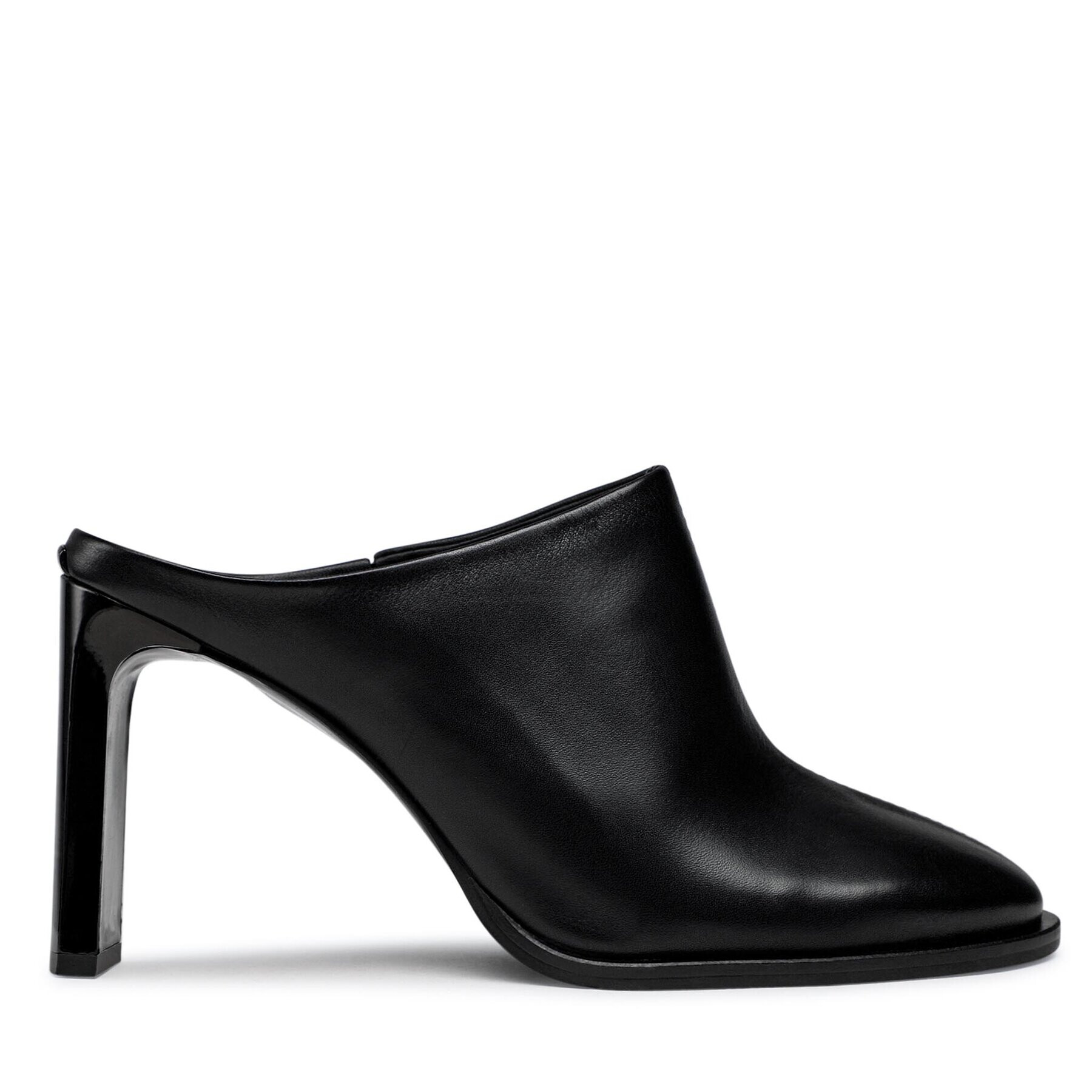 Calvin Klein Šľapky Curved Stil Mule 80 HW0HW01542 Čierna - Pepit.sk