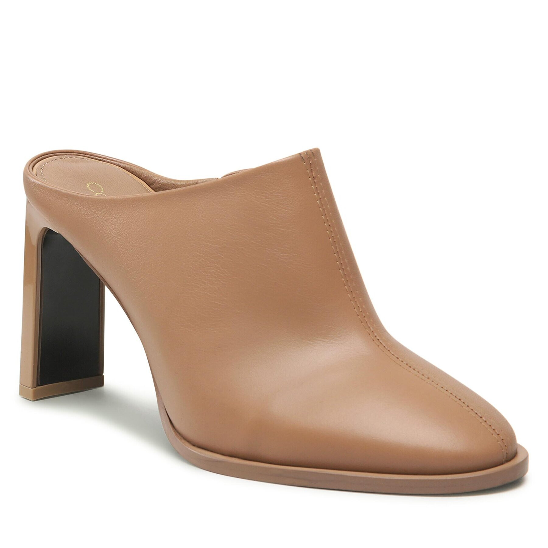 Calvin Klein Šľapky Curved Stil Mule 80 HW0HW01542 Hnedá - Pepit.sk