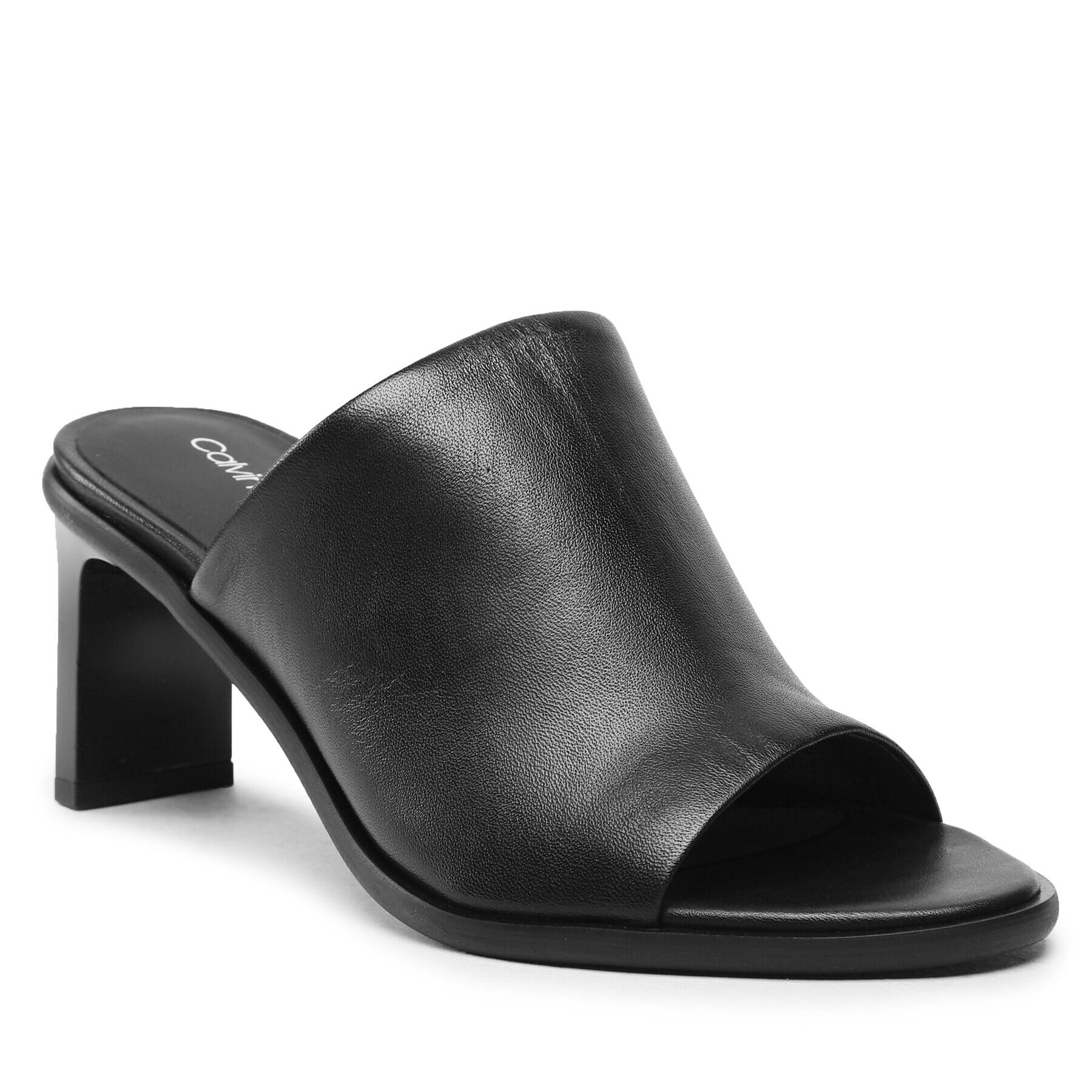 Calvin Klein Šľapky Curved Stiletto Mule HW0HW01628 BEH Čierna - Pepit.sk